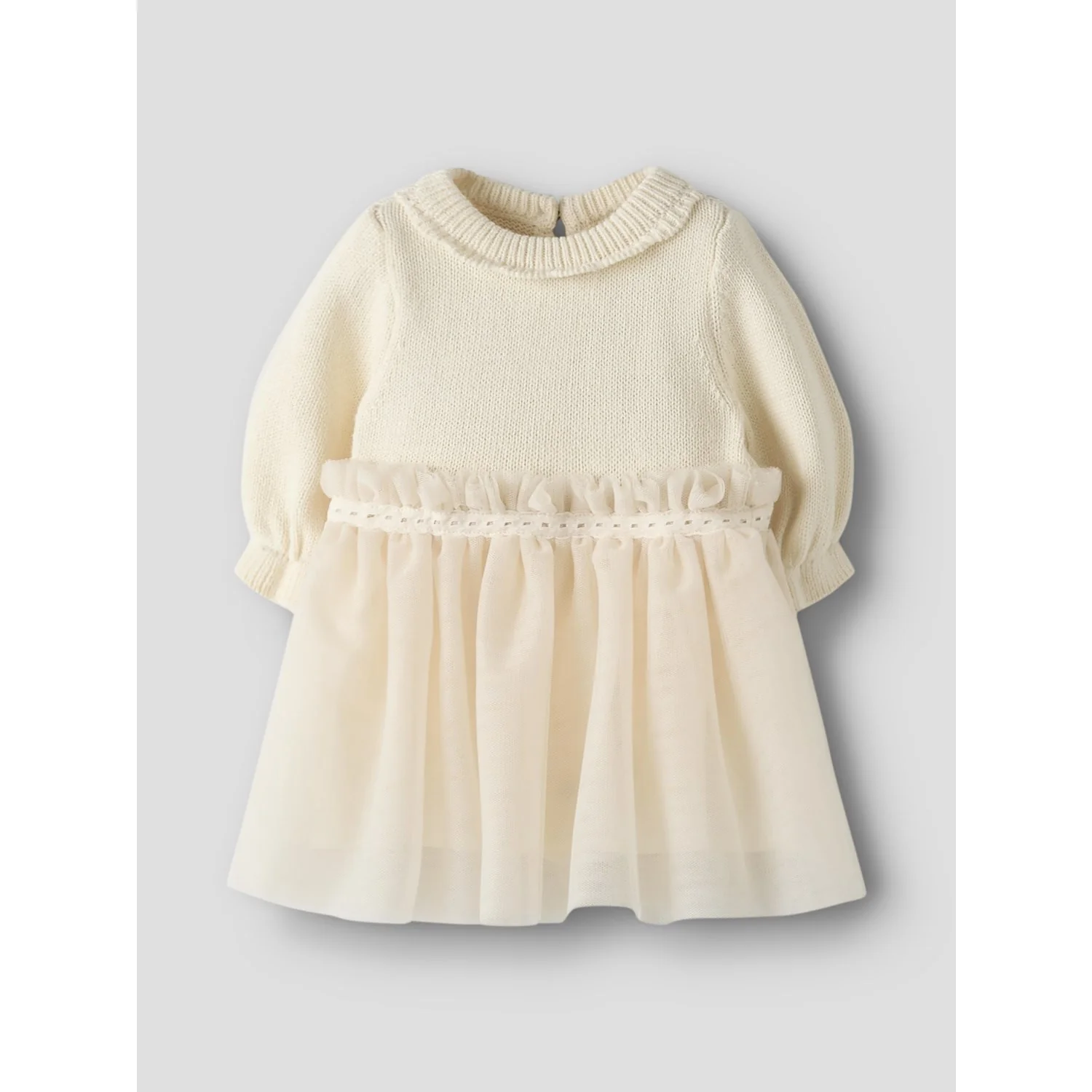 Lil'Atelier Pistachio Shell Nbfsarina Ls Knit Body Dress Lil - Image 4