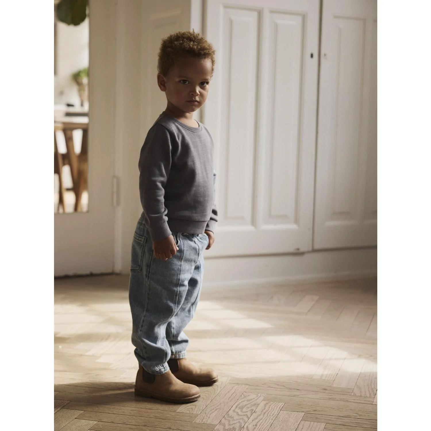 Lil'Atelier Poppy Seed Nmmkavens Ls Loose Sweat Lil - Image 2