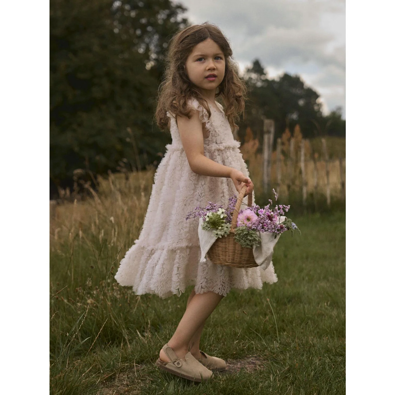 Lil'Atelier Pumice Stone Nmffauna Capsl Tulle Dress Lil - Image 5