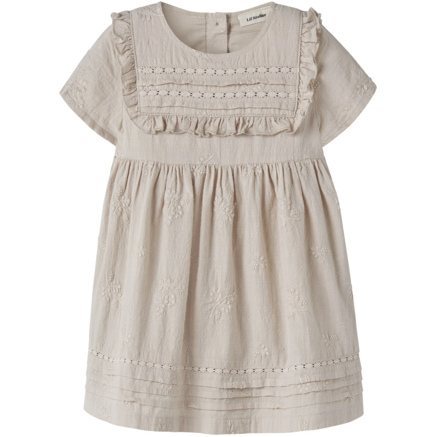 Lil'Atelier Pumice Stone Nmfferonia Ss Loose Dress Lil