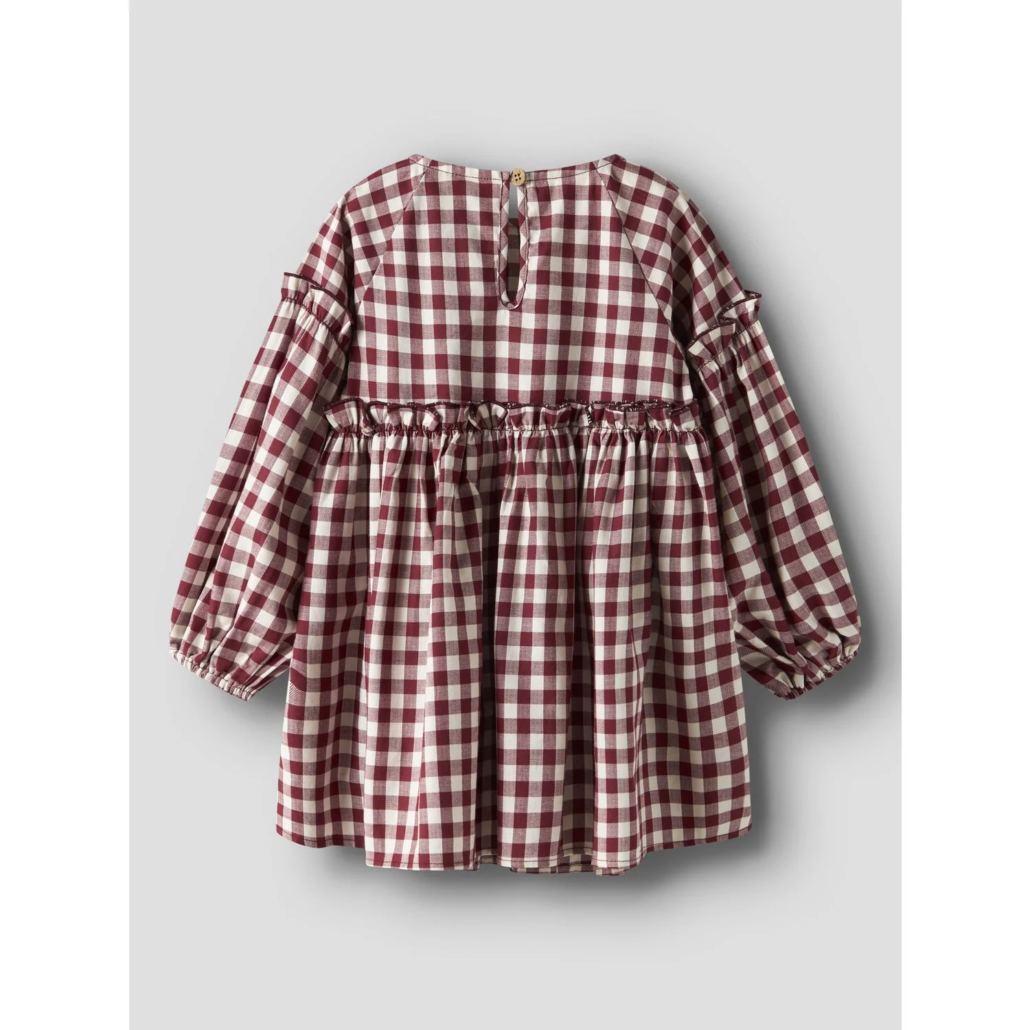 Lil'Atelier Red Dahlia Nmfrio Ls Loose Dress Lil - Image 4