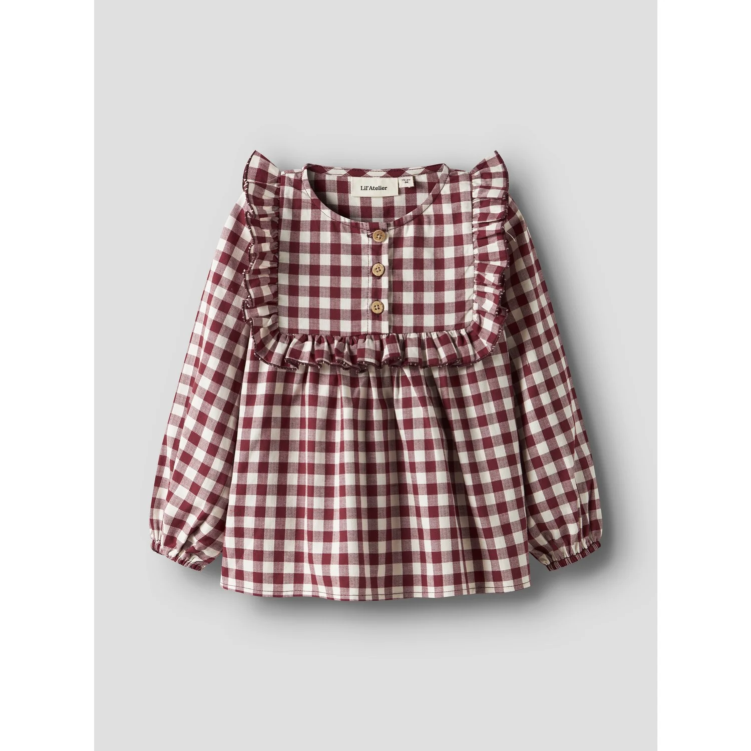 Lil'Atelier Red Dahlia Nmfrio Ls Loose Shirt Lil - Image 5