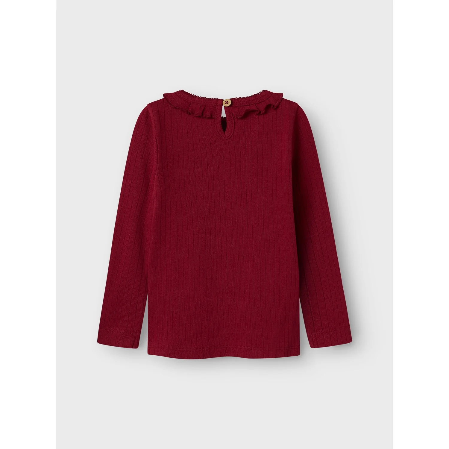 Lil'Atelier Red Dahlia Rachel Nim Slim Blouse - Image 3