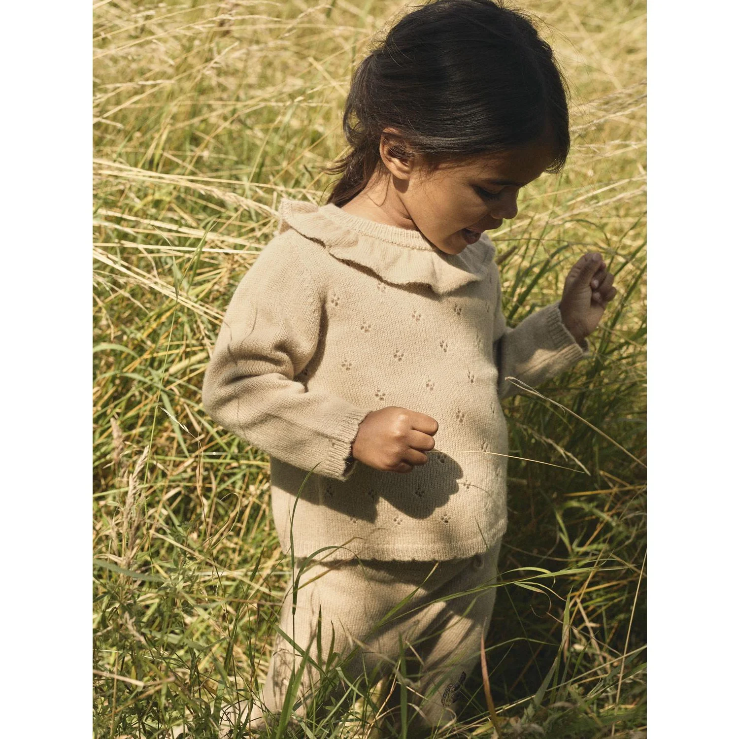 Lil'Atelier Safari Melange Nmfnalio Ls Knit Lil - Image 2