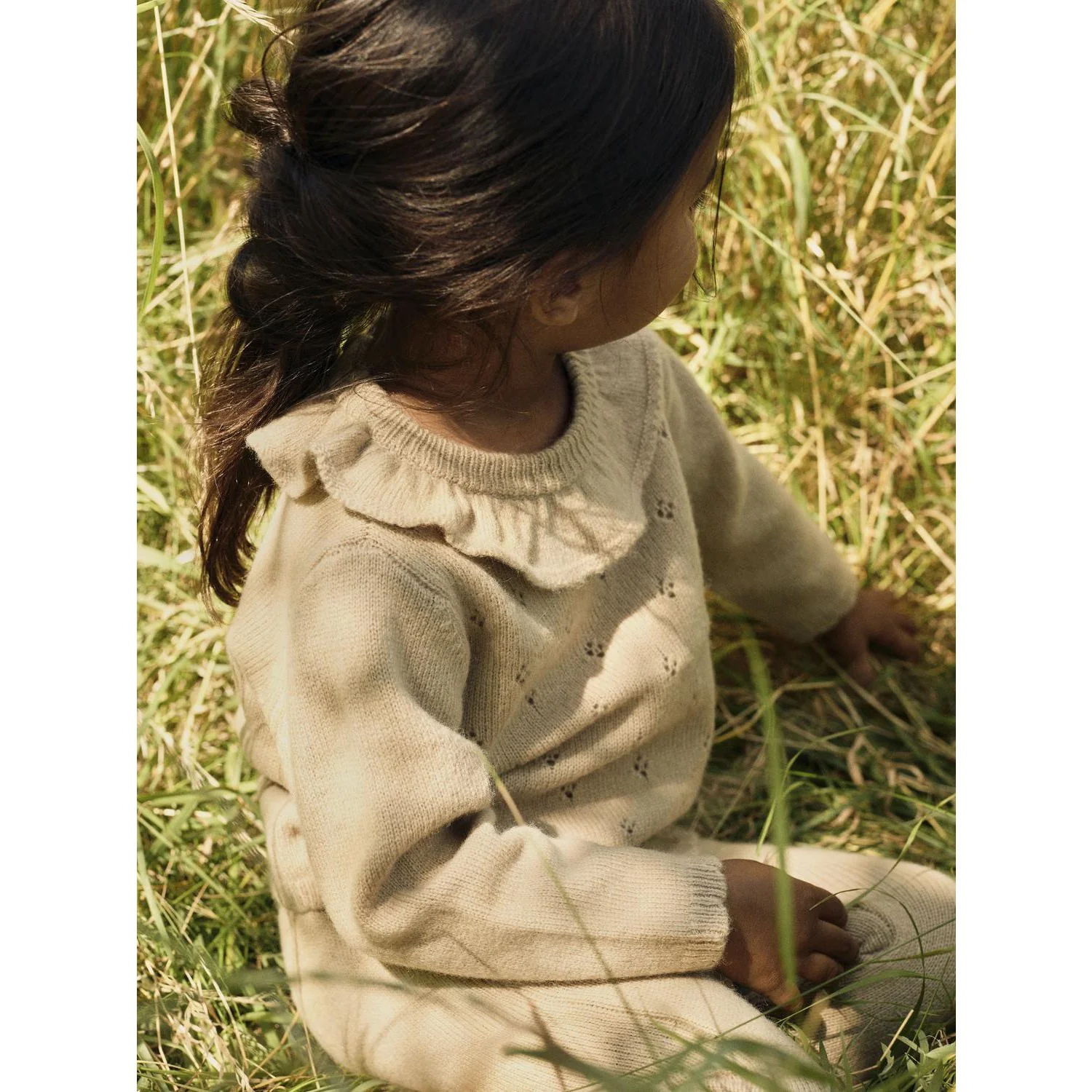 Lil'Atelier Safari Melange Nmfnalio Ls Knit Lil - Image 3