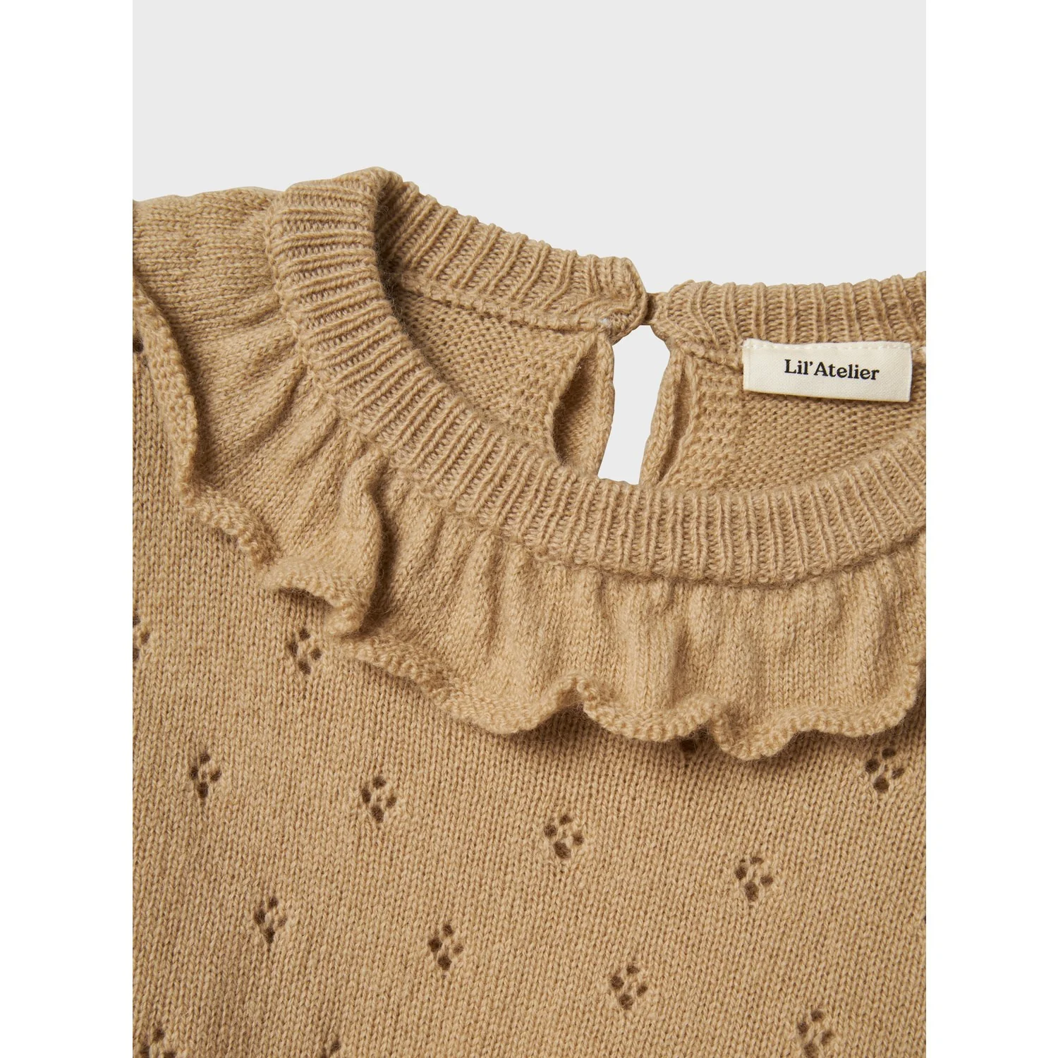 Lil'Atelier Safari Melange Nmfnalio Ls Knit Lil - Image 4