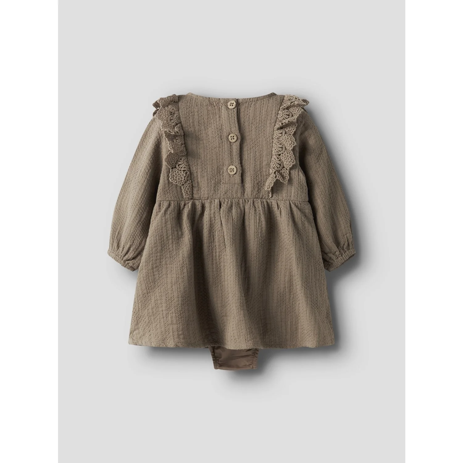 Lil'Atelier Sepia Tint Nbfrosita Liu Ls Body Dress Lil - Image 3