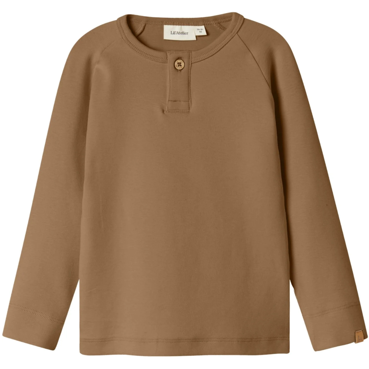 Lil'Atelier Sepia Tint Nmmgayo Sim Ls Slim Top Lil