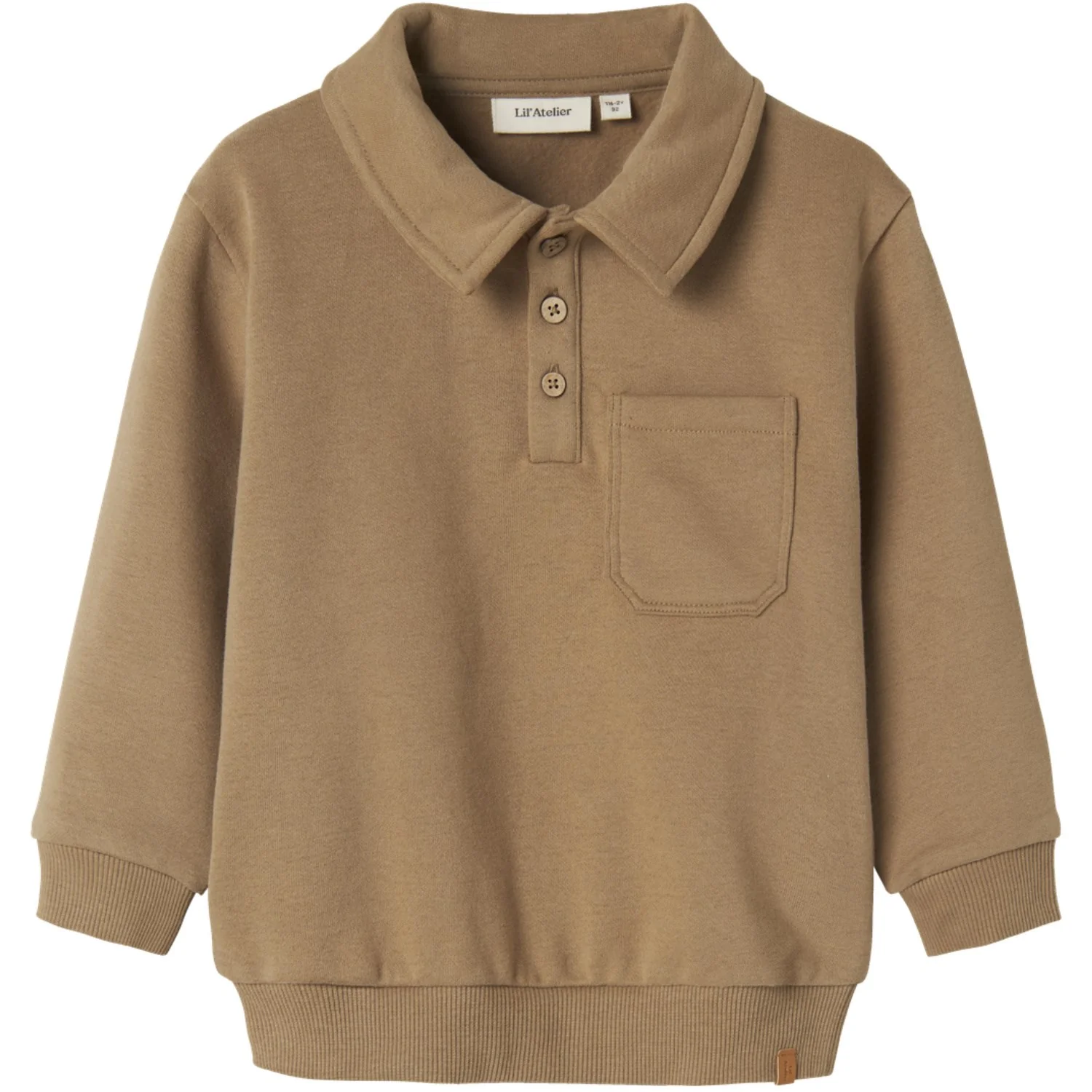 Lil'Atelier Sepia Tint Nmmilondon Roa Ls Loose Sweat Lil