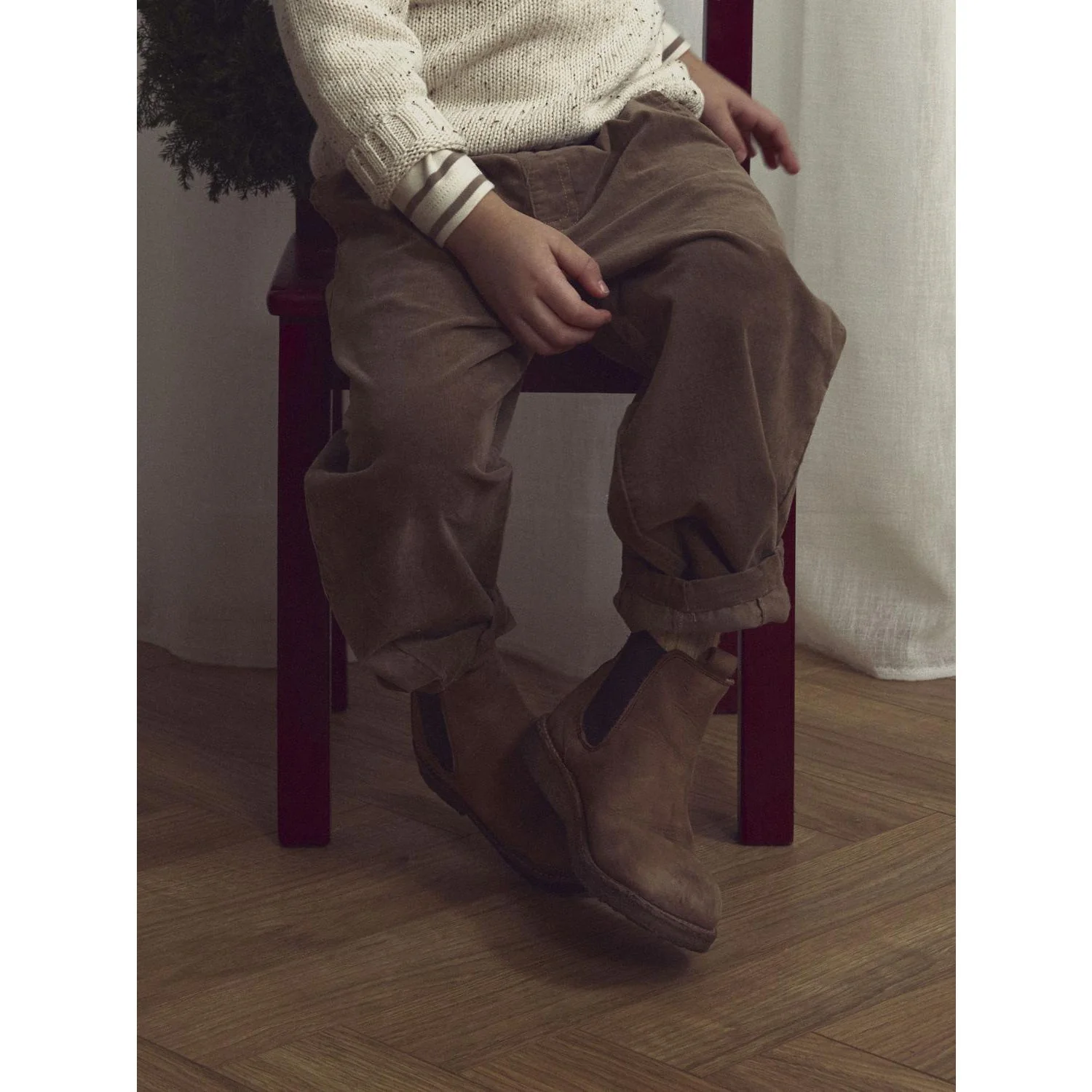 Lil'Atelier Sepia Tint Nmmsomba Loose Cord Pants 7766-So S Lil - Image 3