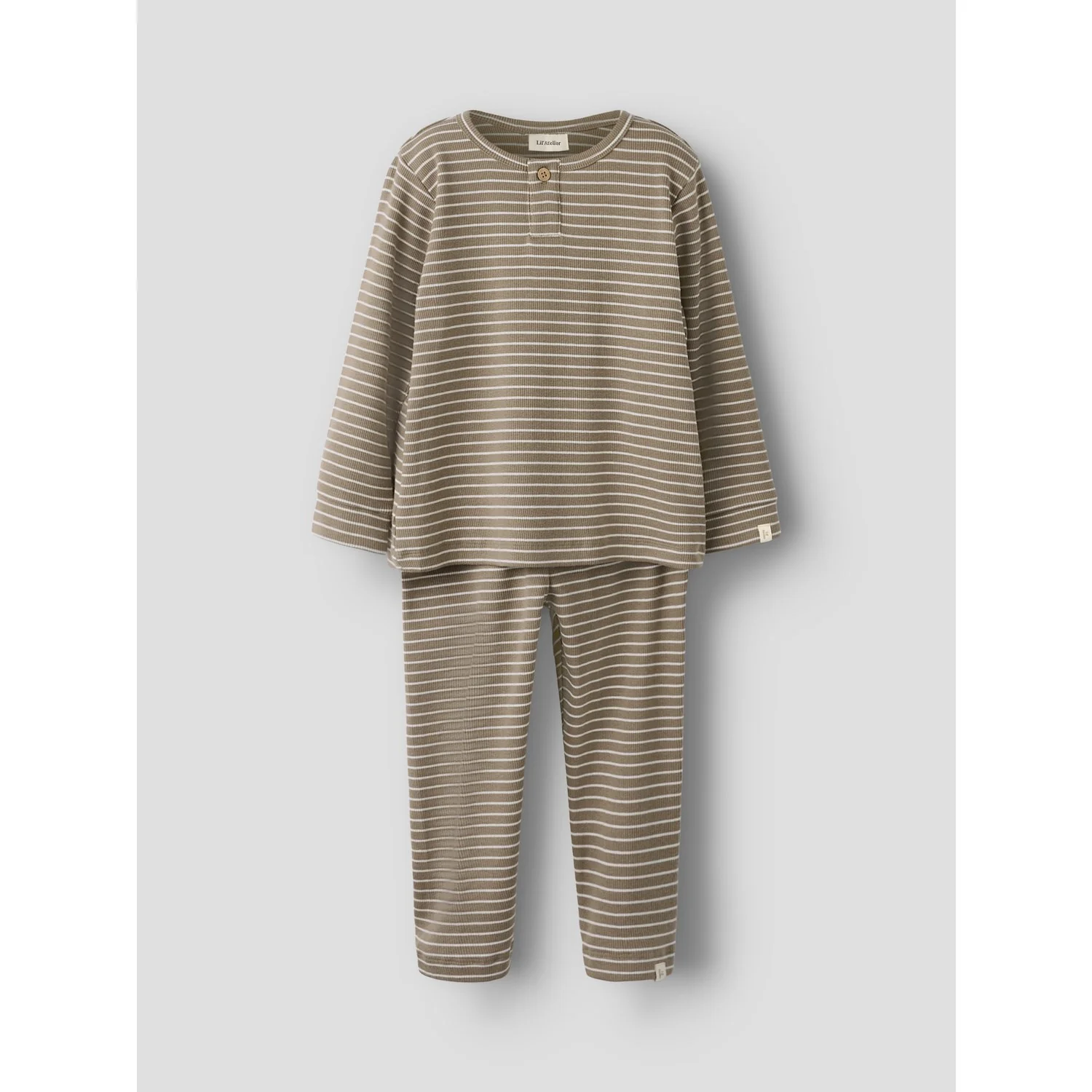 Lil'Atelier Sepia Tint Turtledove Nmmgago Ls Night Set Lil - Image 6