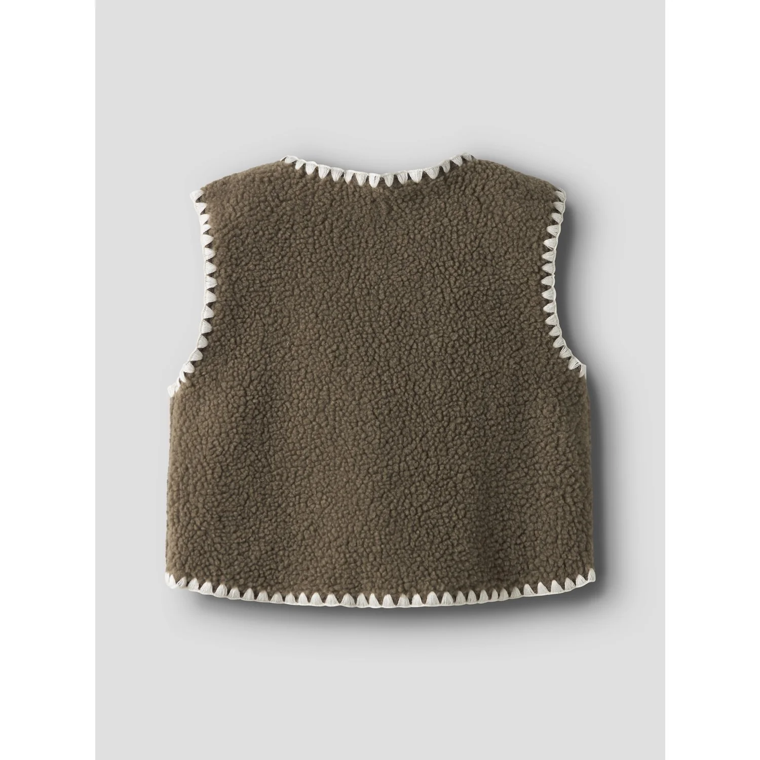 Lil'Atelier Shitake Nmflajo Loose Vest Lil - Image 3