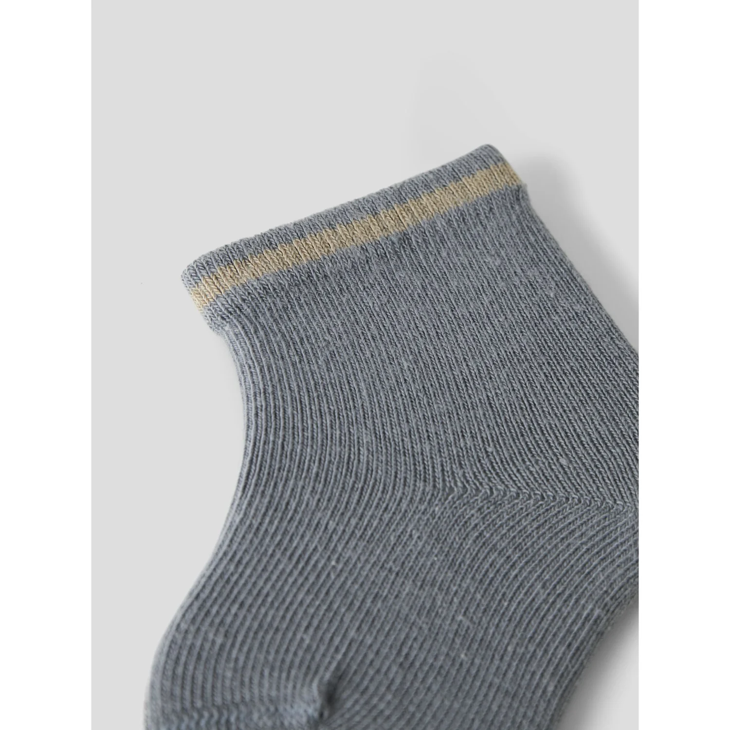 Lil'Atelier Sleet Twill Nbmelove Fir Stripe Socks Lil - Image 2