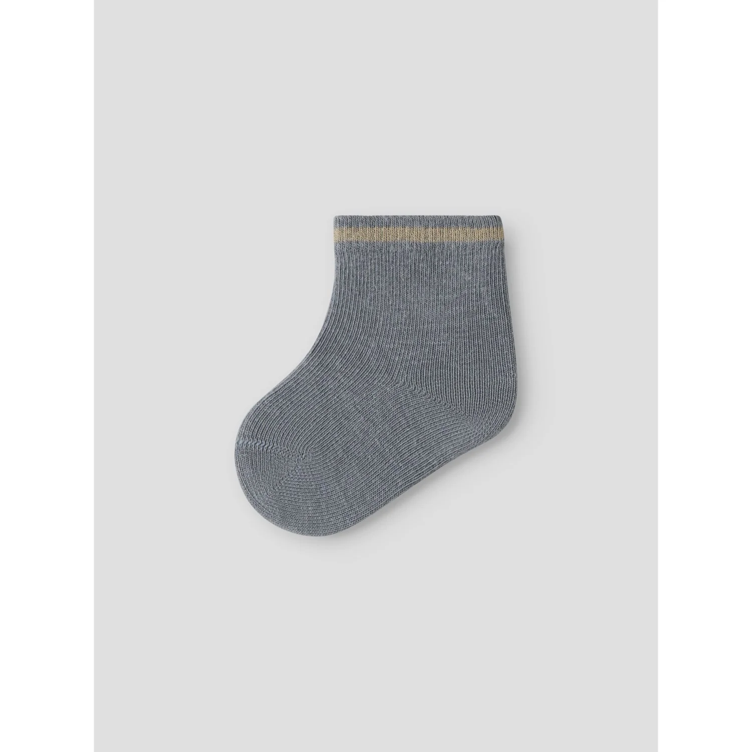 Lil'Atelier Sleet Twill Nbmelove Fir Stripe Socks Lil - Image 3