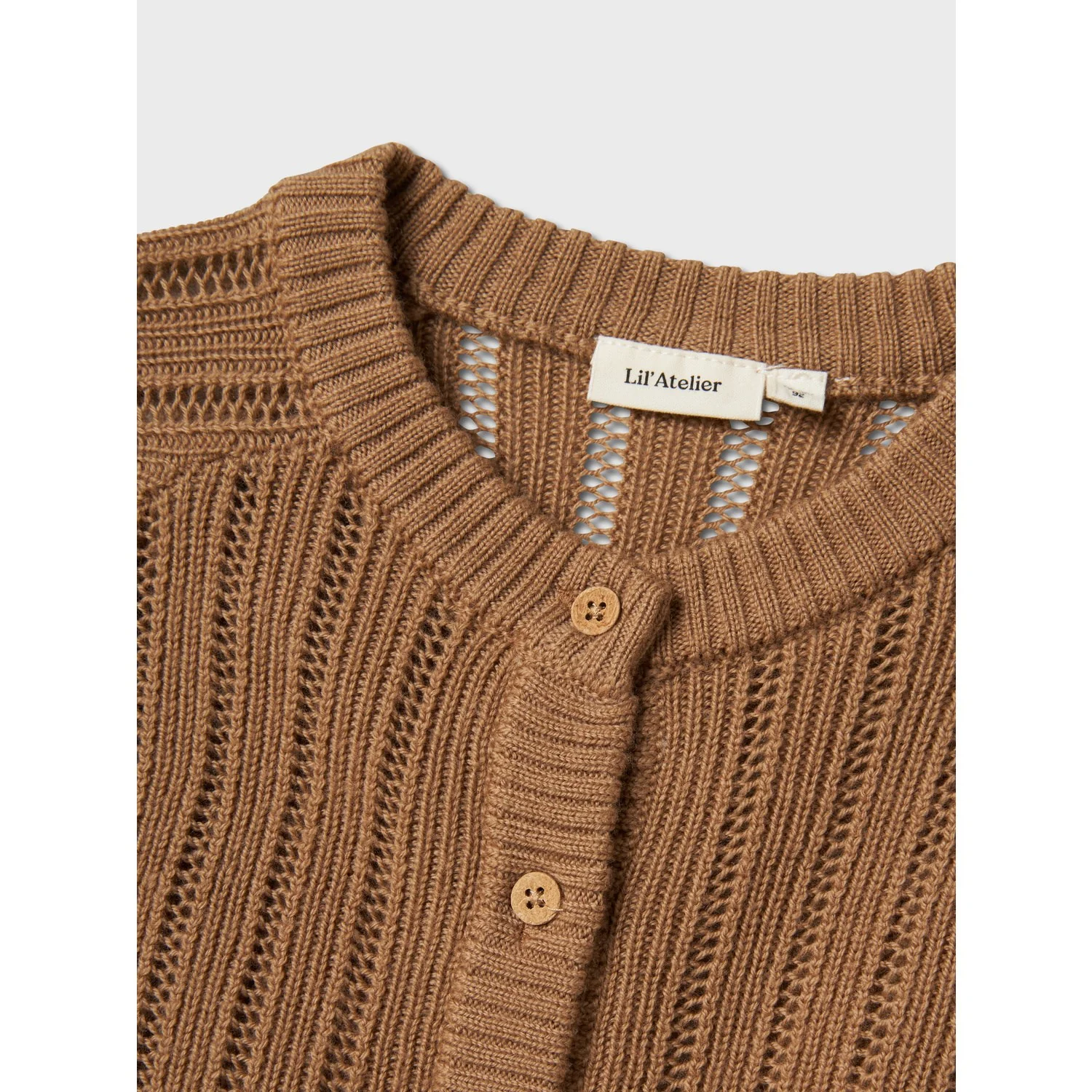 Lil'Atelier Tigers Eye Nmmnomo Ls Knit Card Lil - Image 2