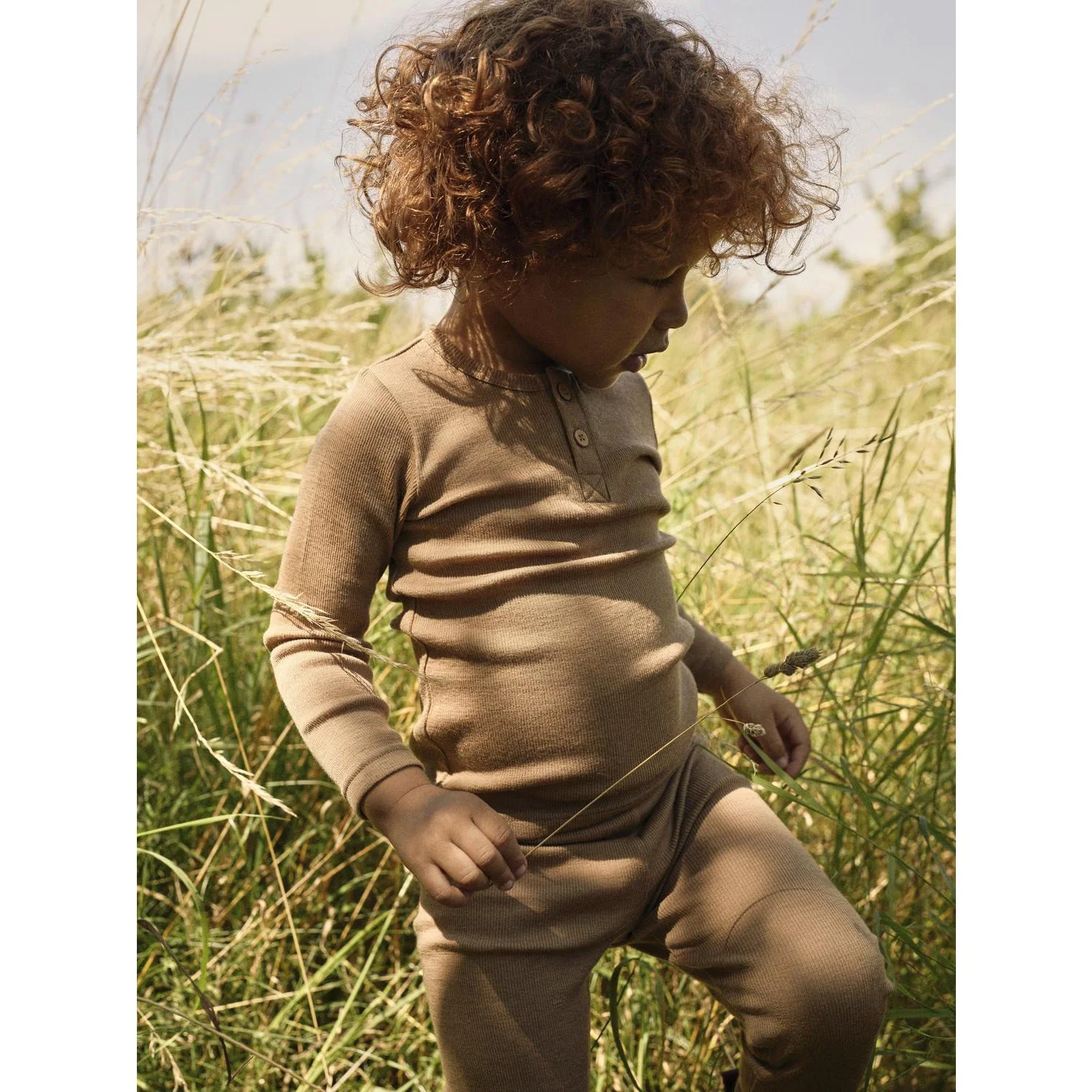 Lil'Atelier Tigers Eye Nmnnoel Neb Wool Ls Slim Top Lil - Image 2