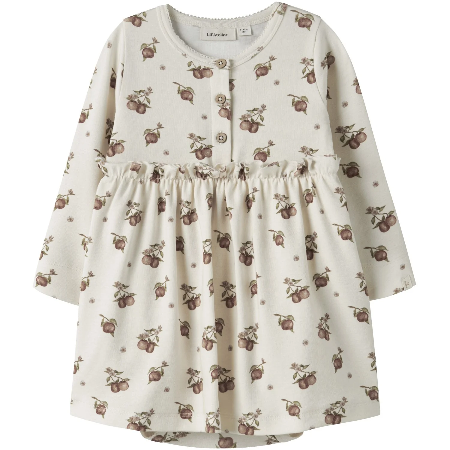 Lil'Atelier Turtledove Apple Nbfgayo Kin Ls Body Dress Lil