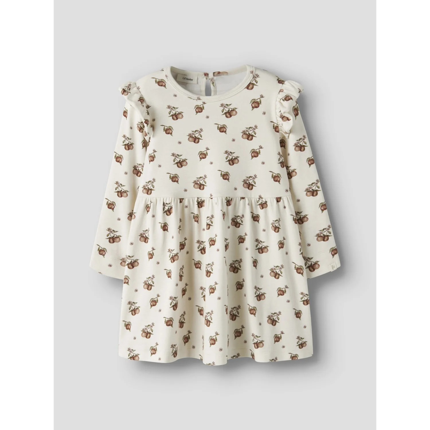 Lil'Atelier Turtledove Apple Nmfgayo Sak Ls Dress Lil - Image 4