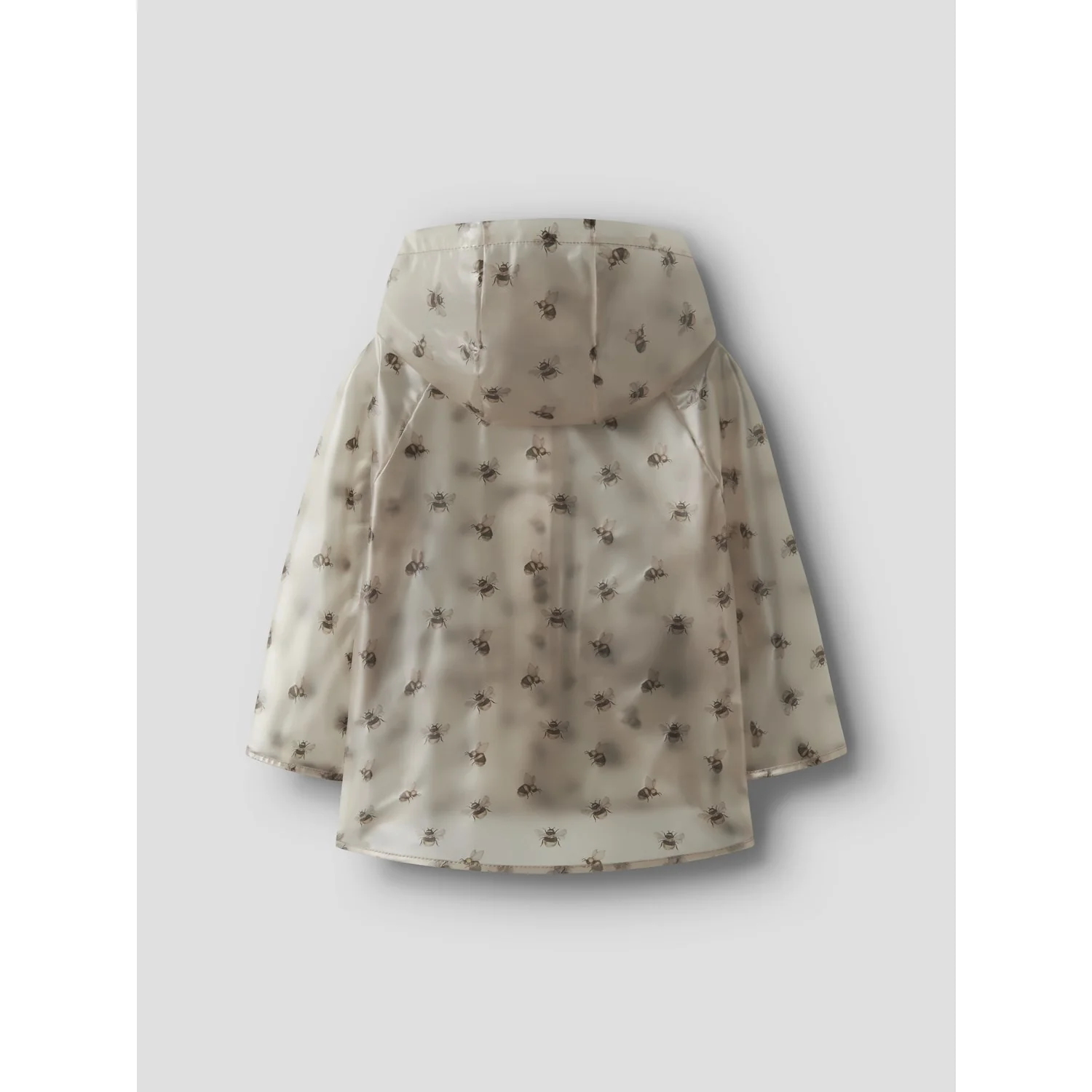 Lil'Atelier Turtledove Bee Nmnmamio Loose Rain Jacket Fo Lil - Image 4