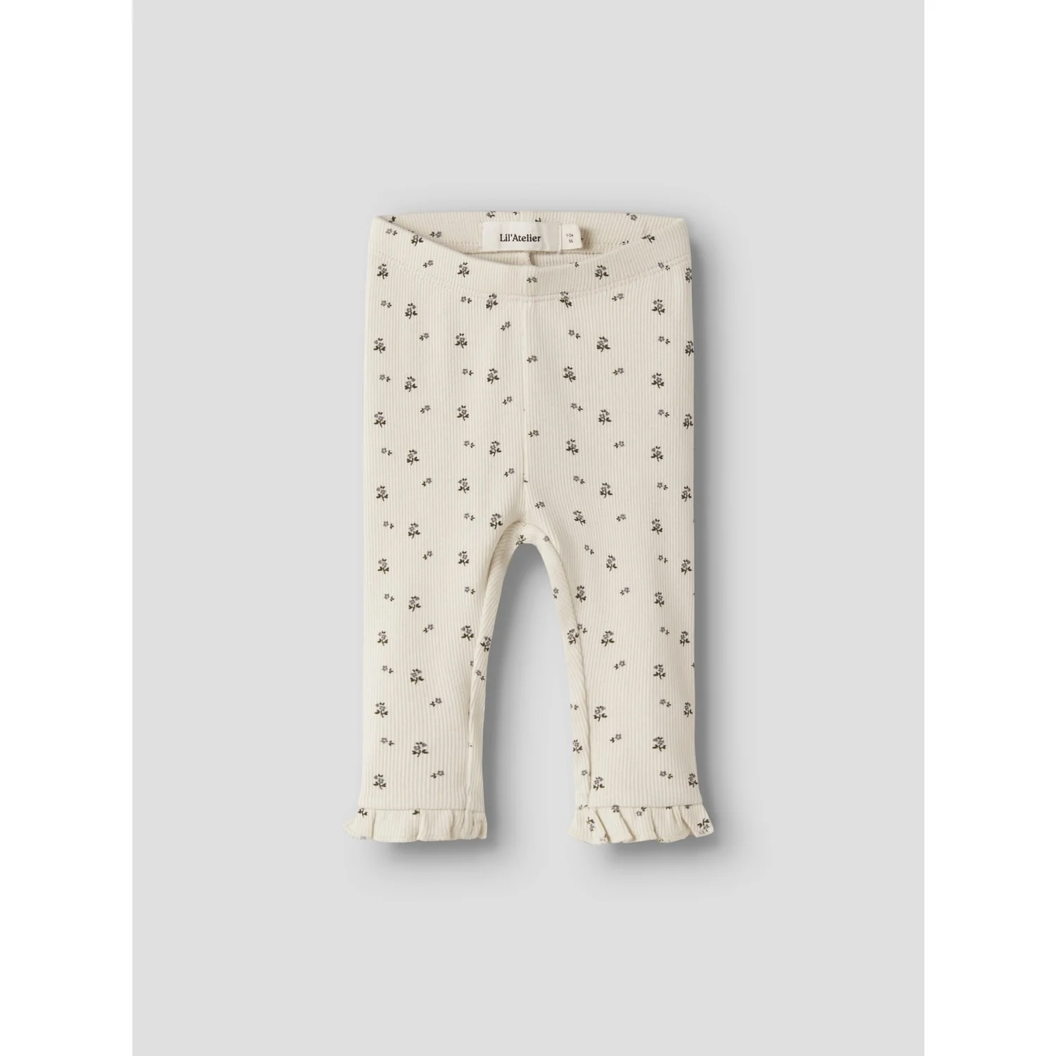 Lil'Atelier Turtledove Blue Flower Nbflago Mer Slim Leggings Lil - Image 2