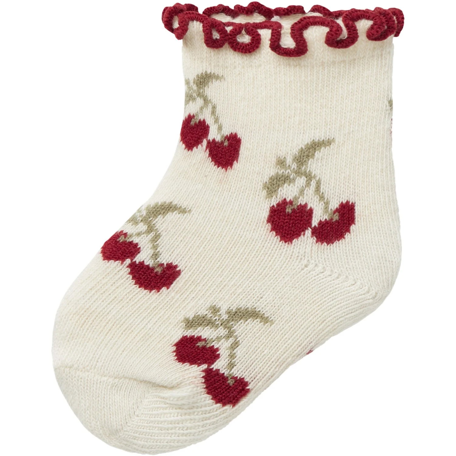 Lil'Atelier Turtledove Cherry Darlene Socks