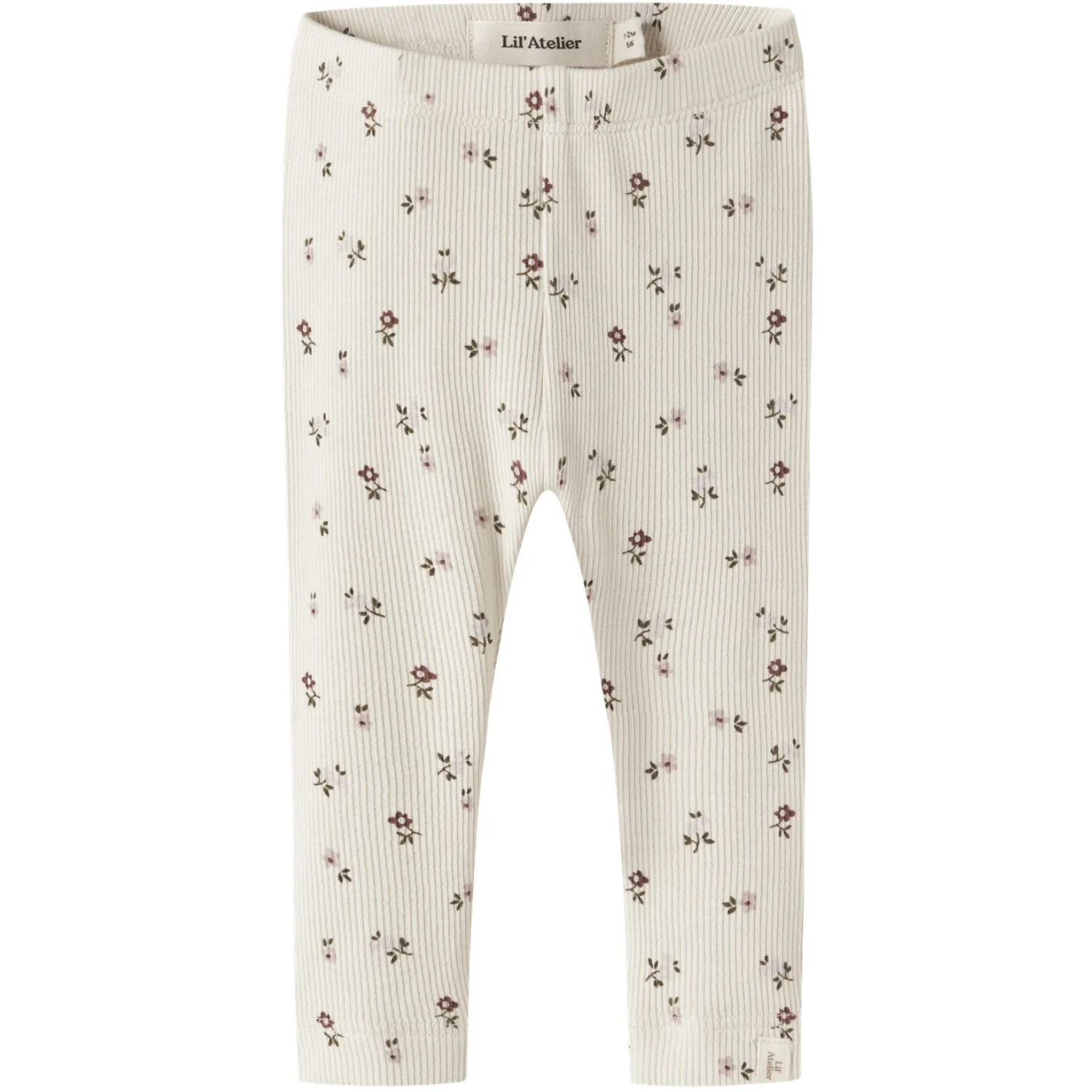 Lil'Atelier Turtledove Floral -Nbfgago Slim Leggings Lil Noos