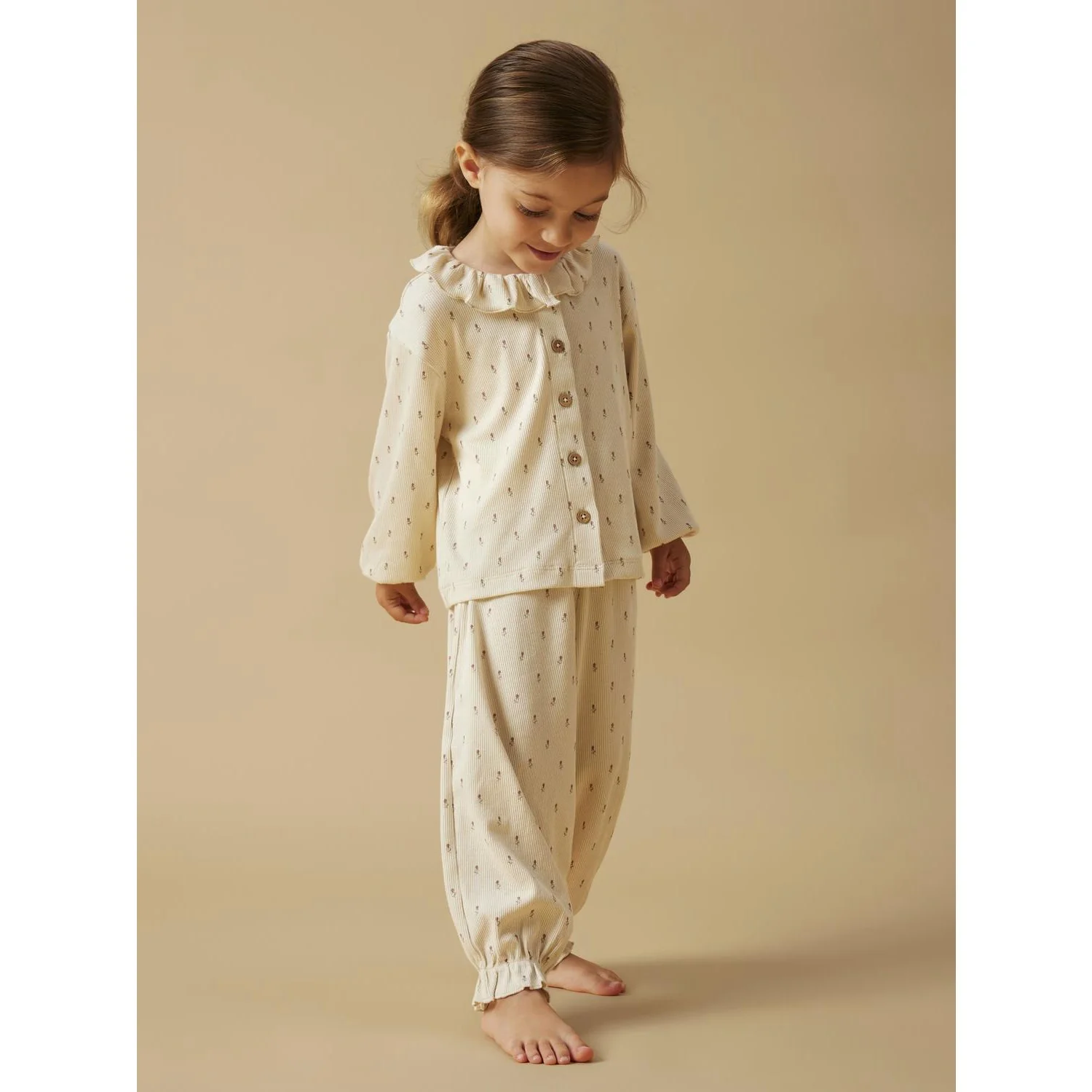 Lil'Atelier Turtledove Floral Nmfgago Rua Loose Night Set Lil - Image 2