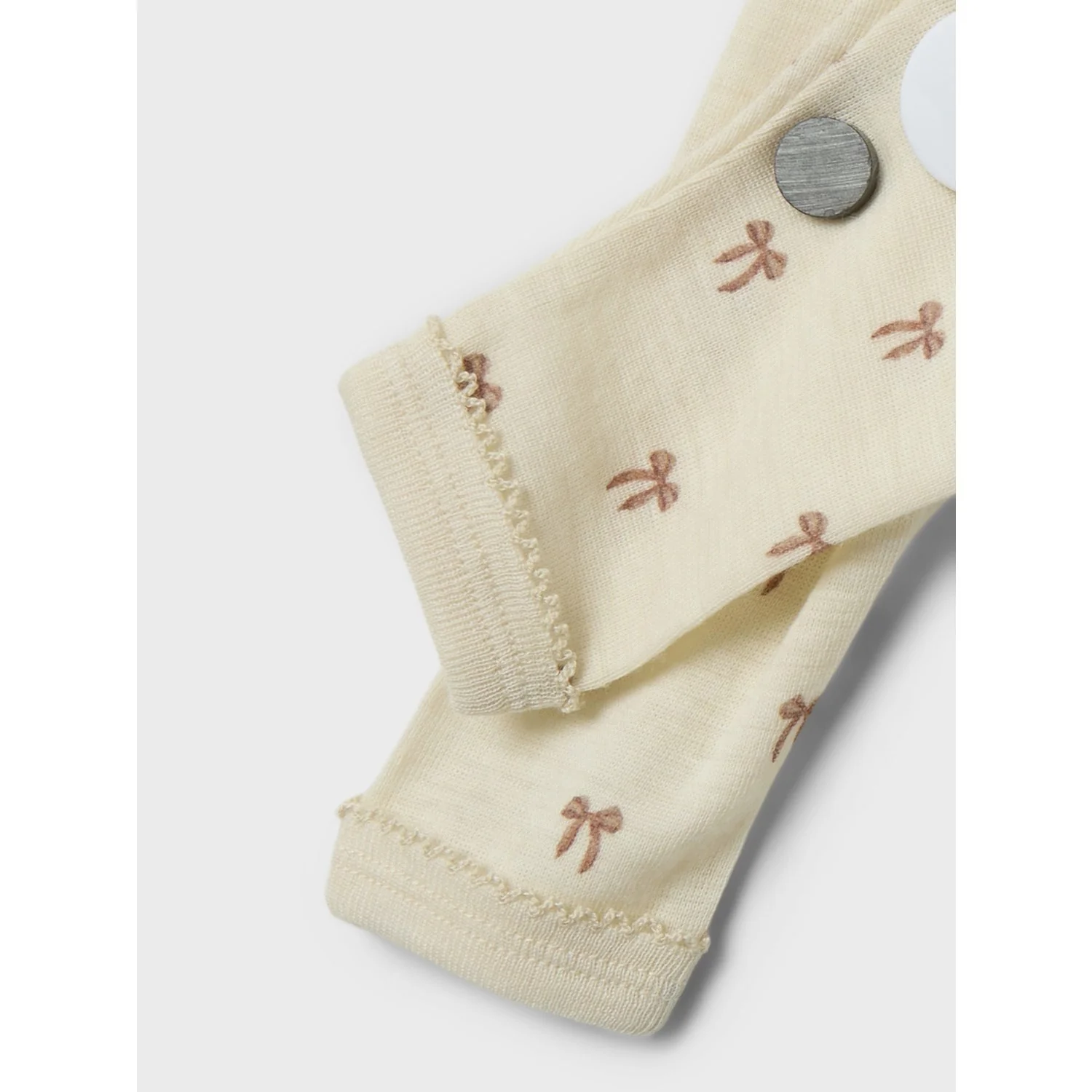 Lil'Atelier Turtledove Melange Nbfnalu Wo/Mo Slim Leggings Lil Noos - Image 3