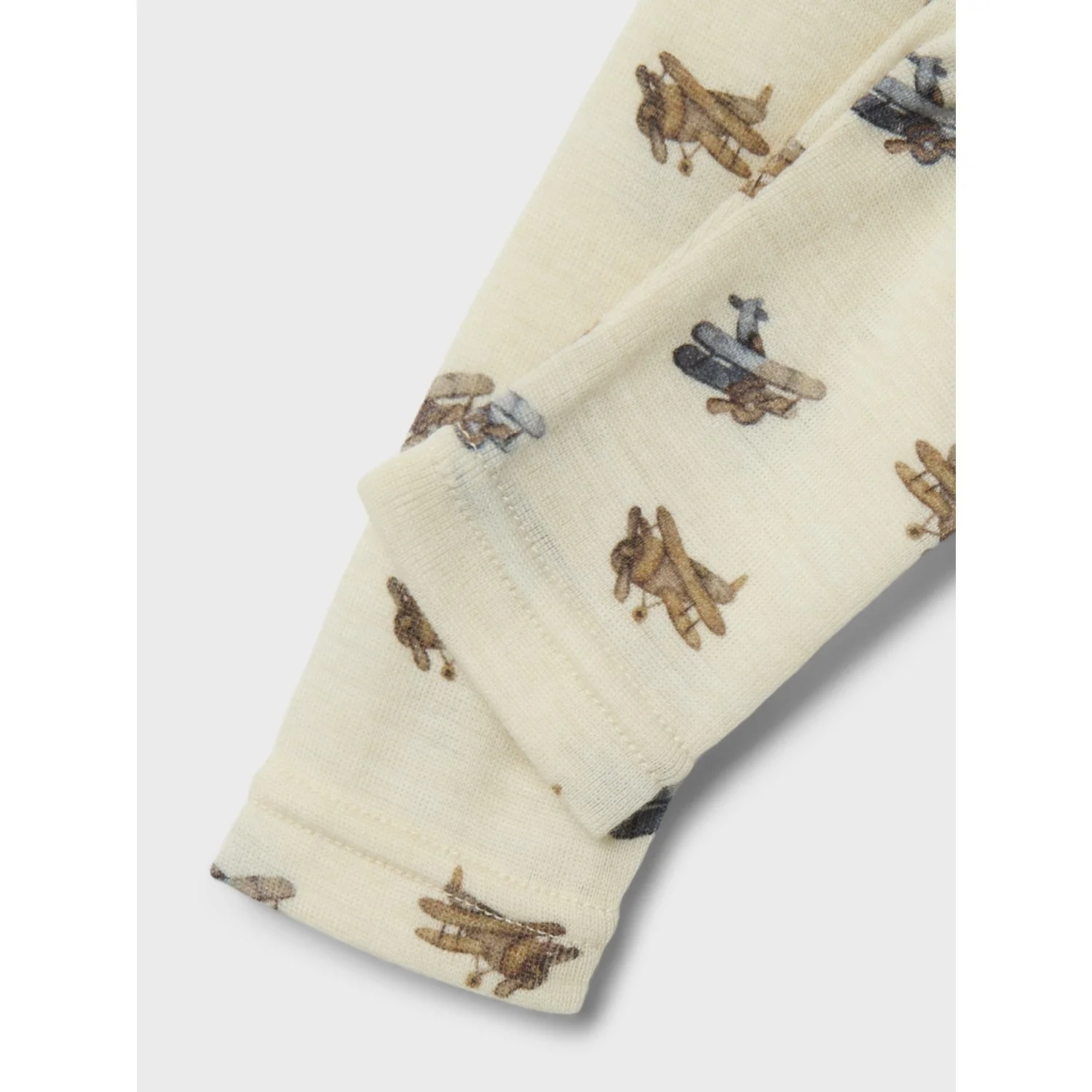 Lil'Atelier Turtledove Melange Nbmnalu Wo/Mo Slim Leggings Lil Noos - Image 3