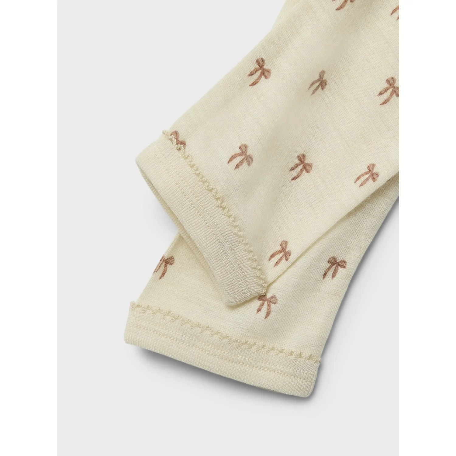 Lil'Atelier Turtledove Melange Nmfnalu Wo/Mo Slim Leggings Lil - Image 4