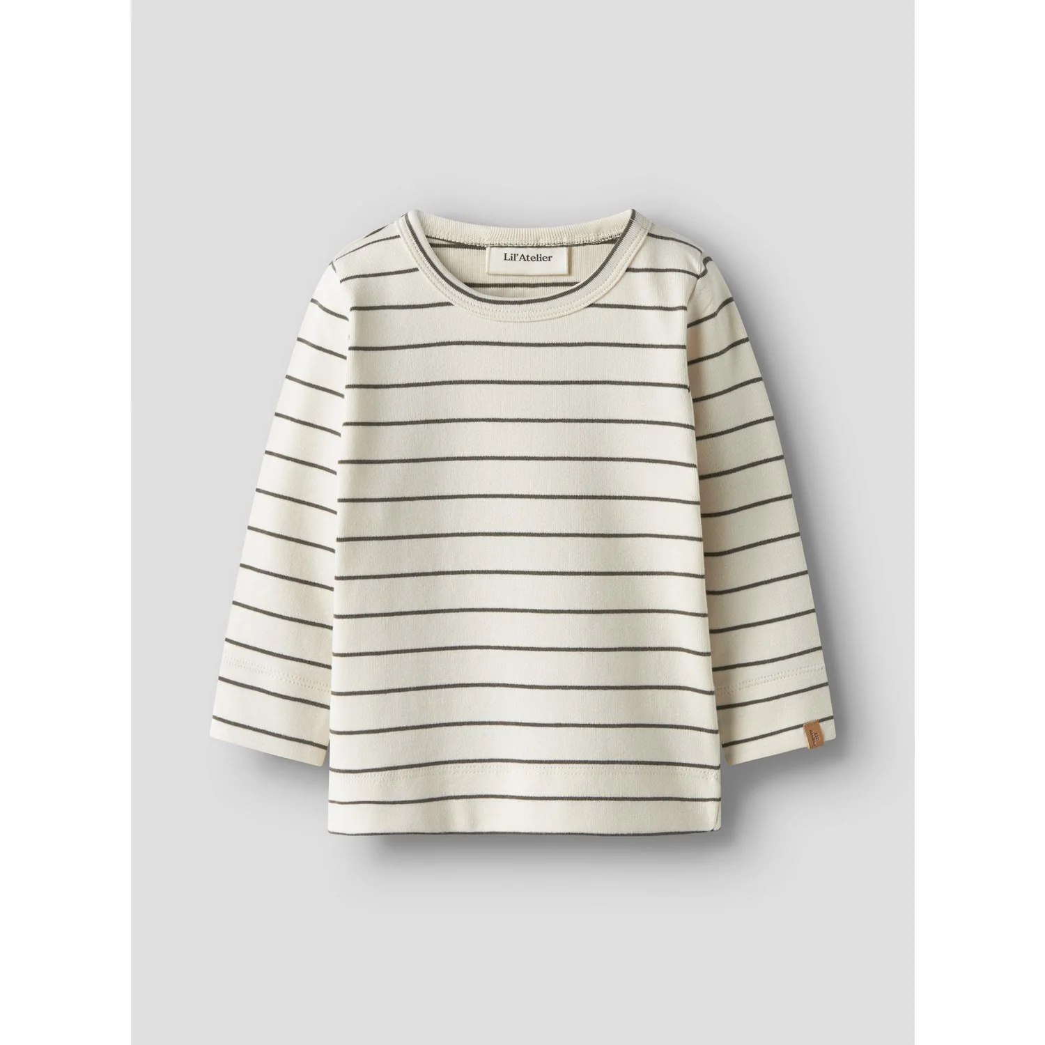 Lil'Atelier Turtledove Nbmgeo Lim Ls Slim Top Lil - Image 3