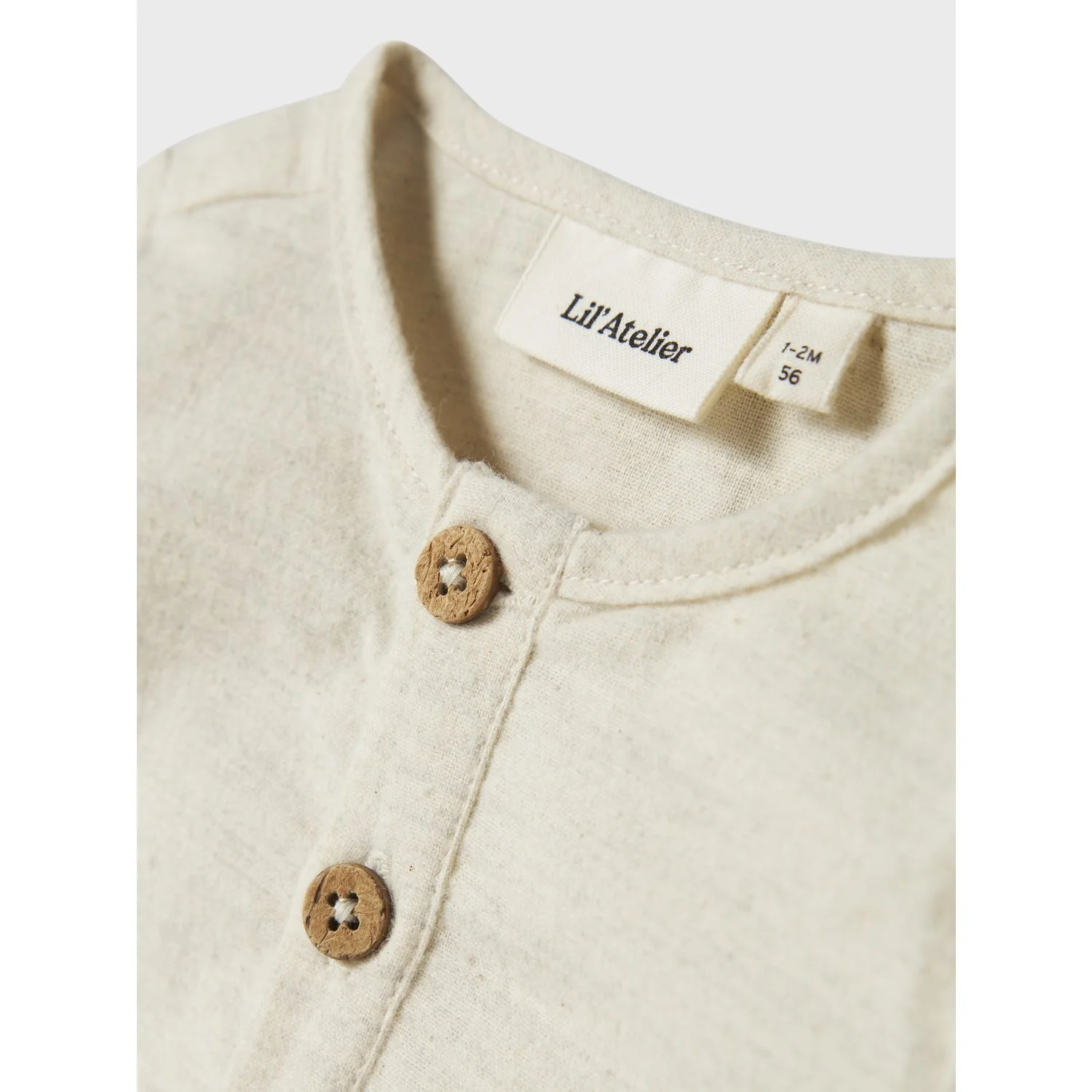 Lil'Atelier Turtledove Nbmotto Ls Loose Shirt Body Lil - Image 2