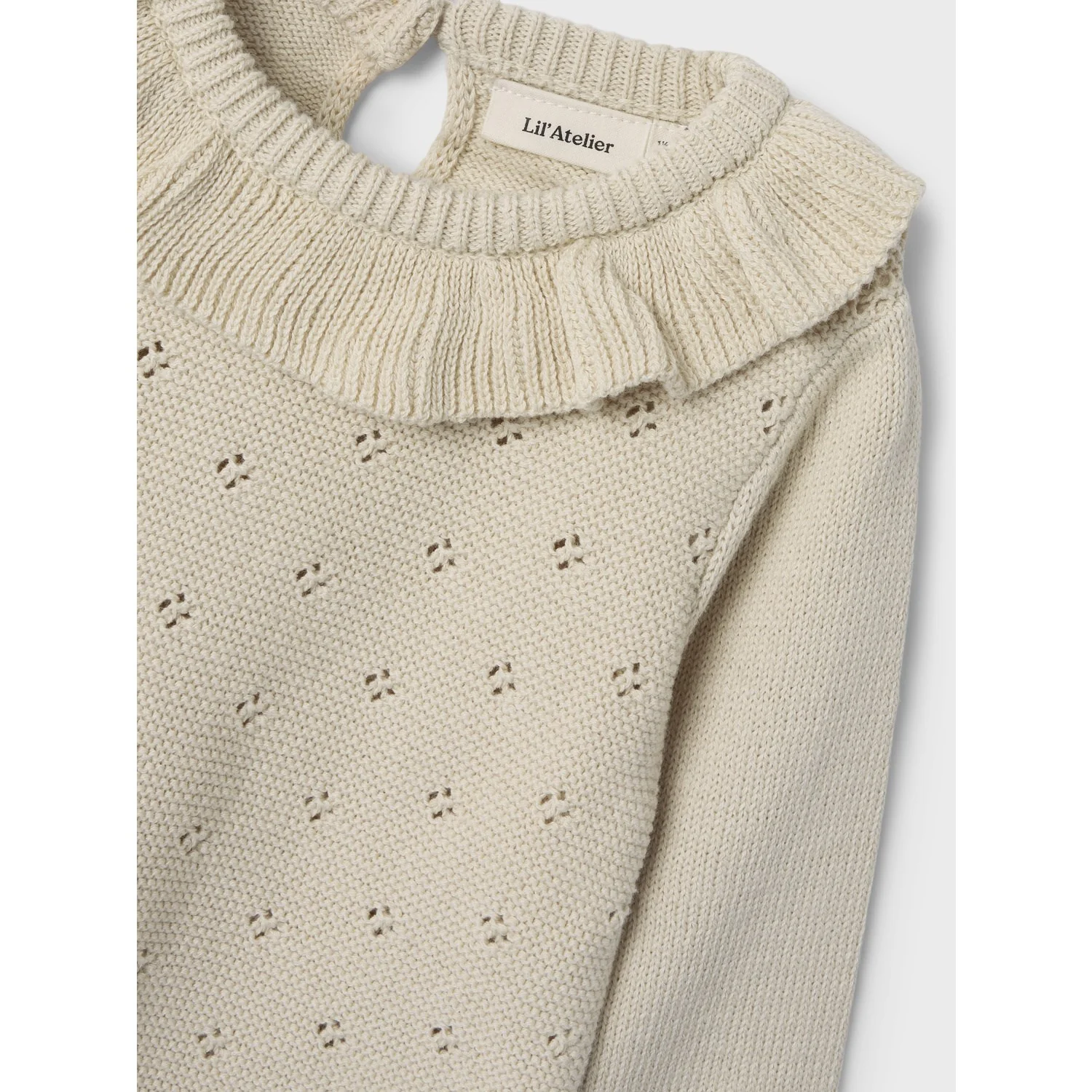 Lil'Atelier Turtledove Nmflaguna Ls Knit Lil Noos - Image 3