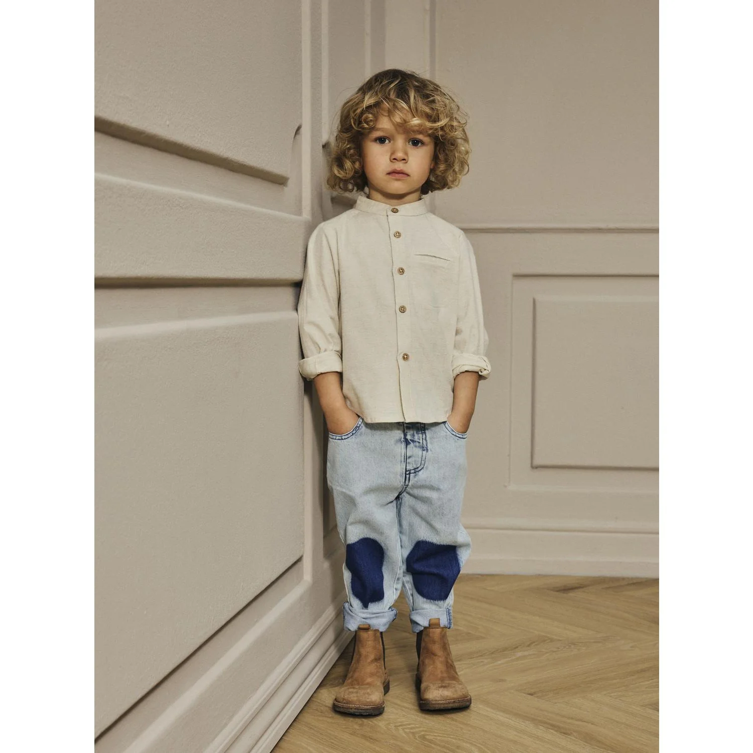 Lil'Atelier Turtledove Nmmotto Ls Shirt Lil - Image 2