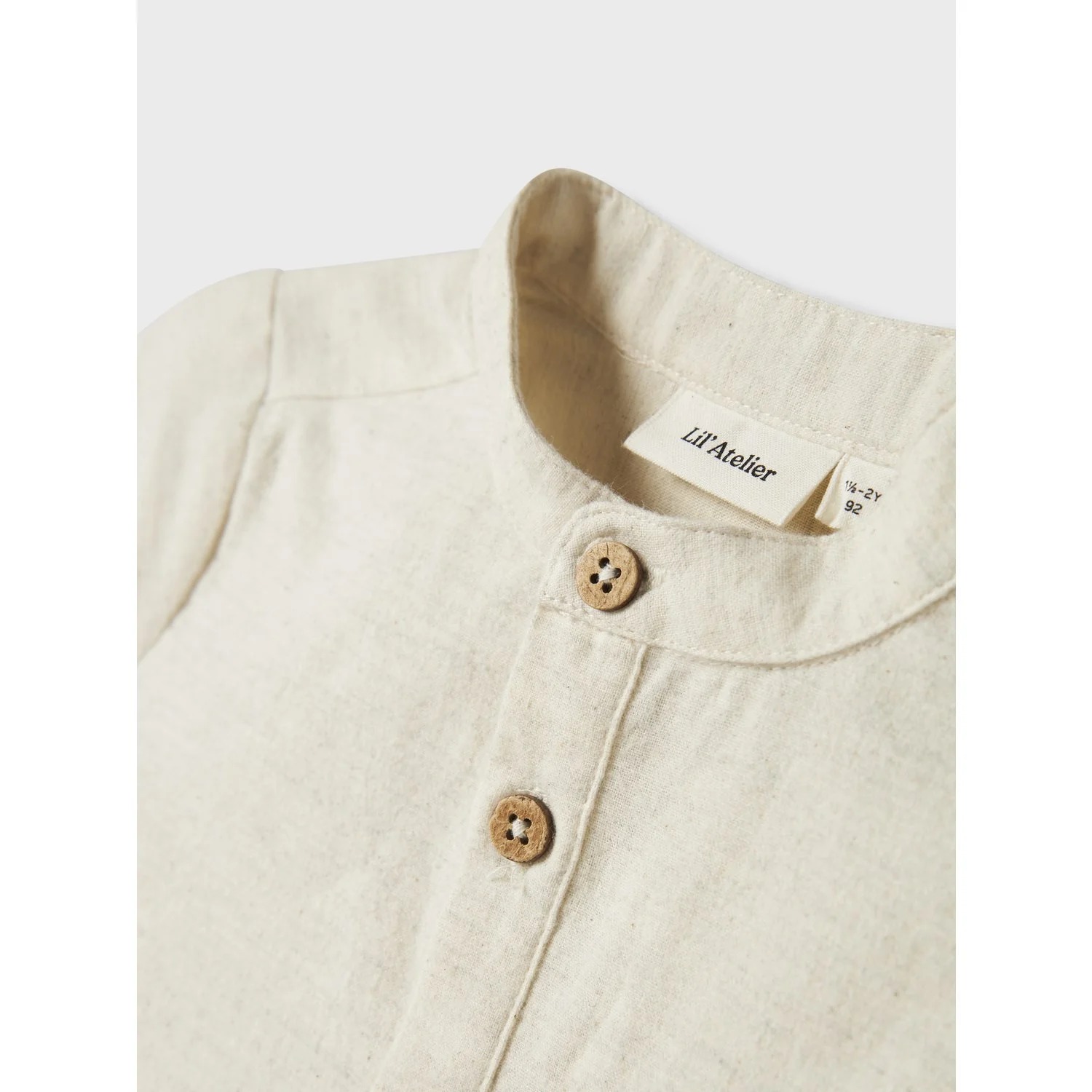 Lil'Atelier Turtledove Nmmotto Ls Shirt Lil - Image 4