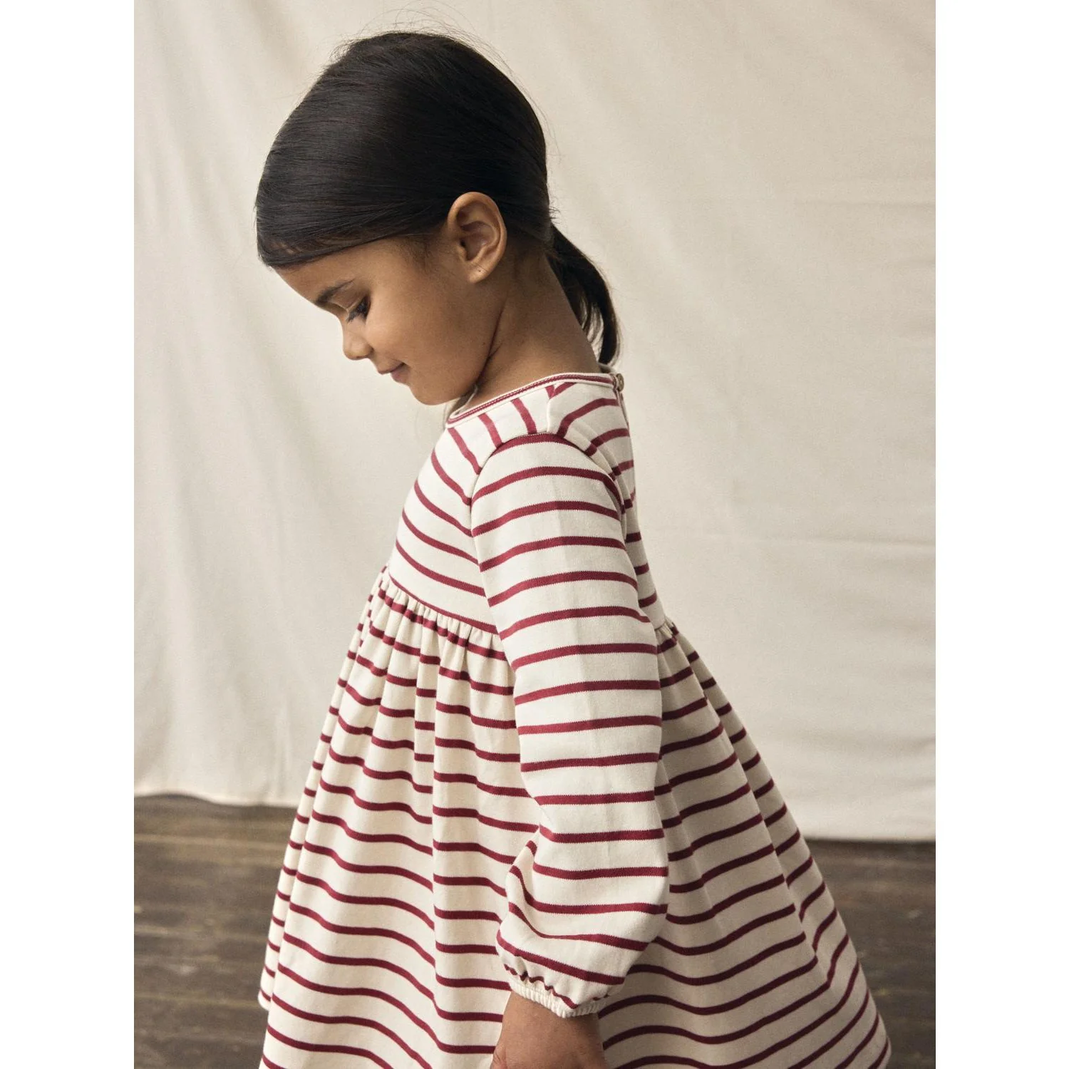 Lil'Atelier Turtledove Red Dahlia Nmflimia Ls Loose Dress Lil - Image 3