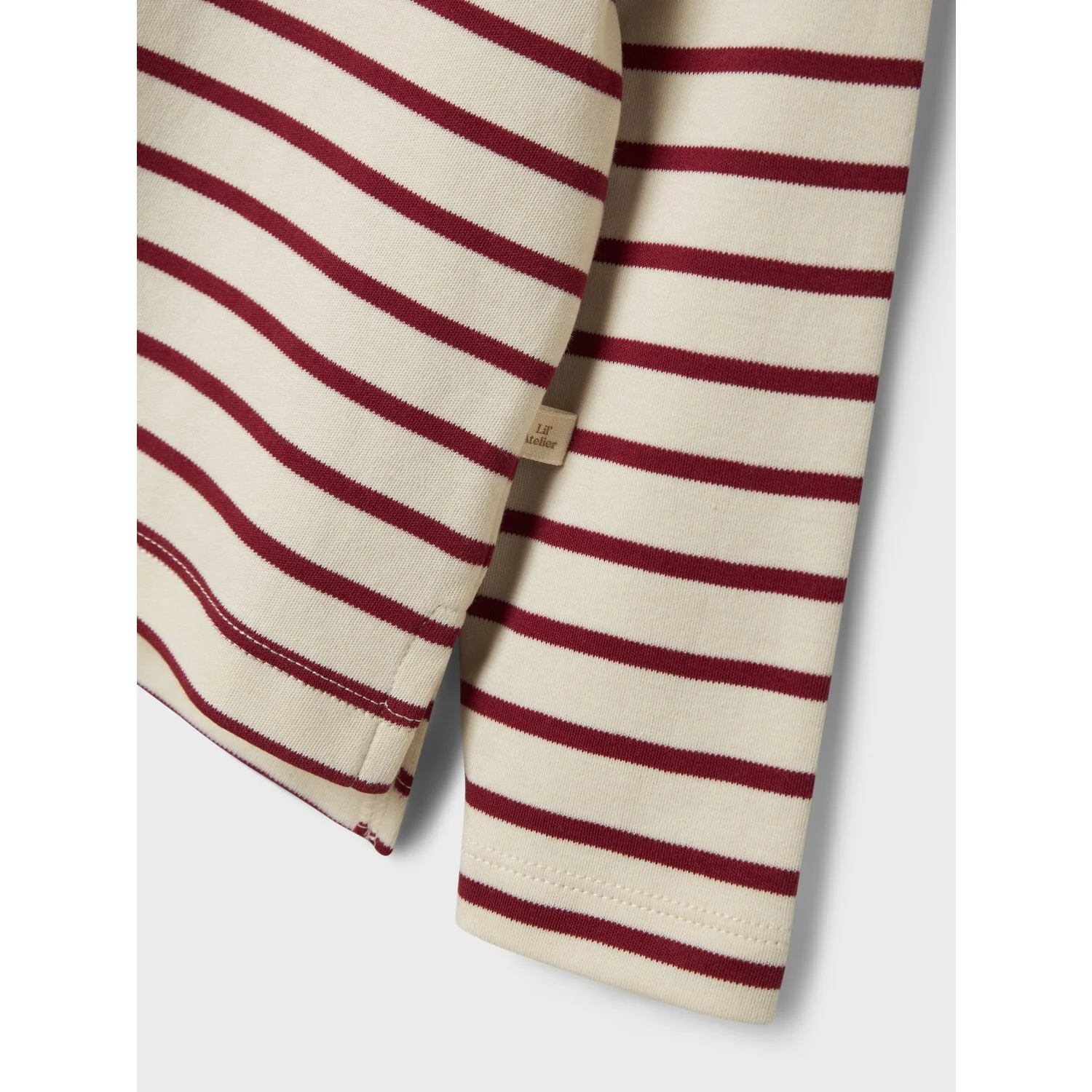 Lil'Atelier Turtledove Red Dahlia Nmflimia Ls Loose Top Lil - Image 4