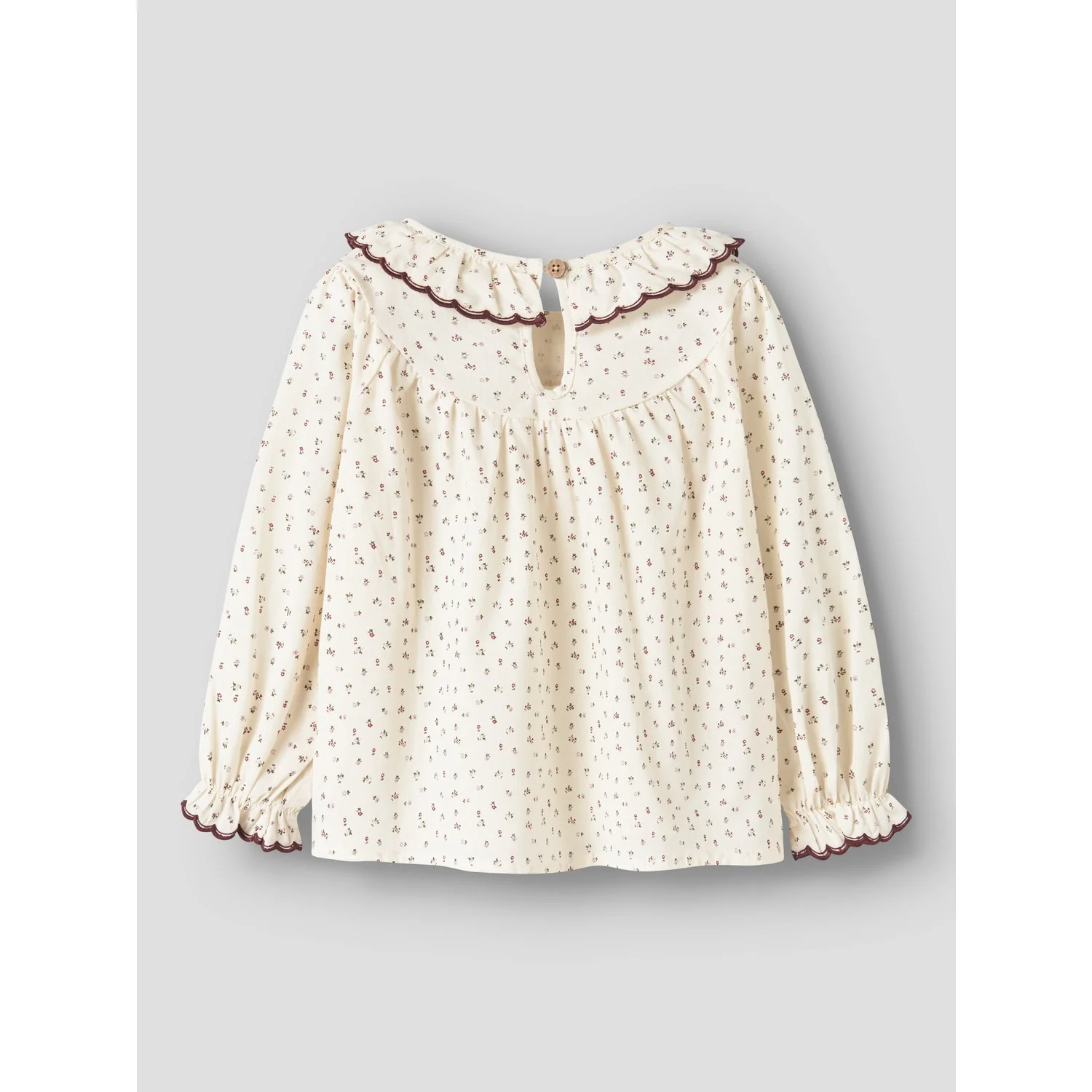 Lil'Atelier Turtledove Red Dahlia Nmfrasia Ls Loose Shirt Lil - Image 3