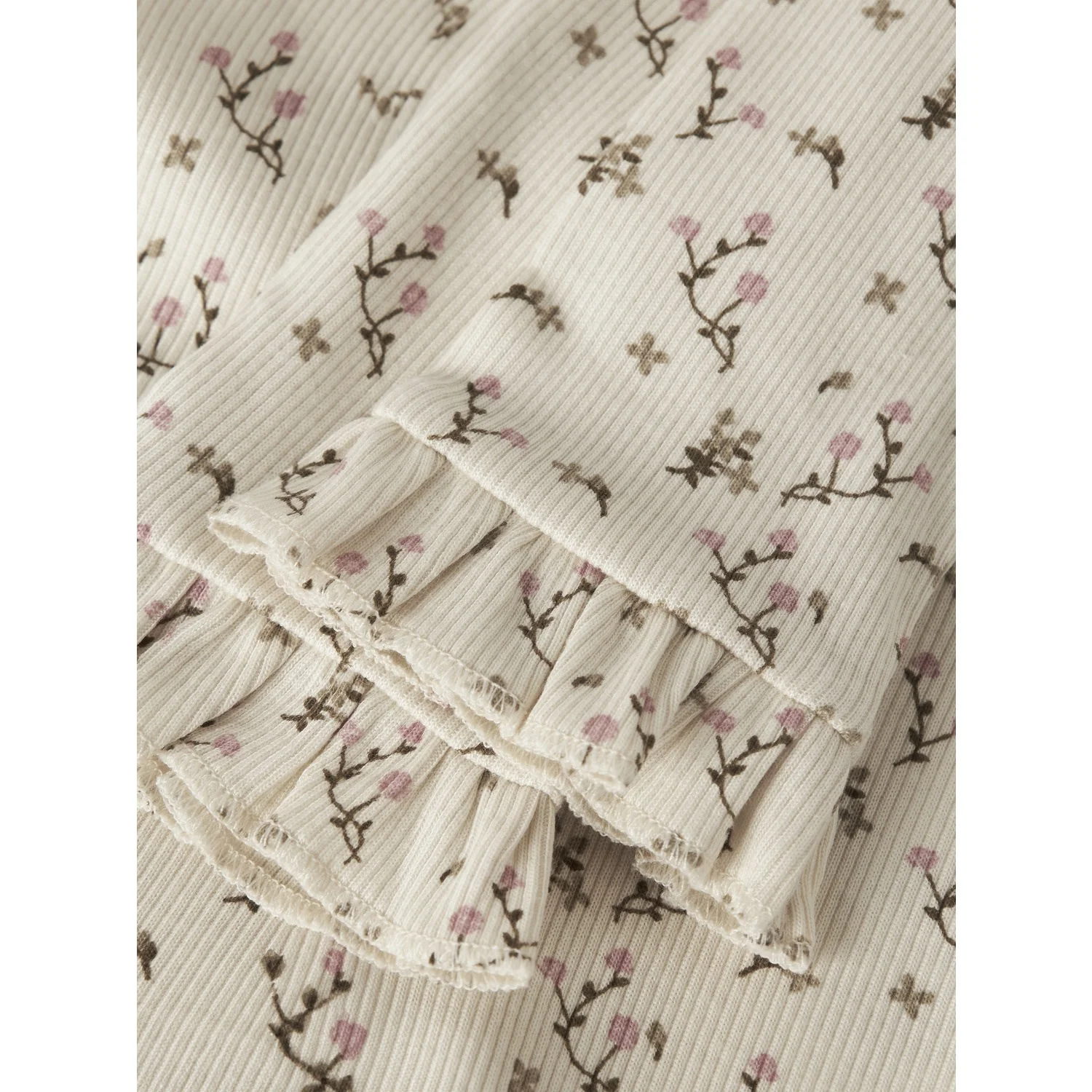 Lil'Atelier Turtledove Rose Flower Nmflago Mer Slim Leggings Lil - Image 2