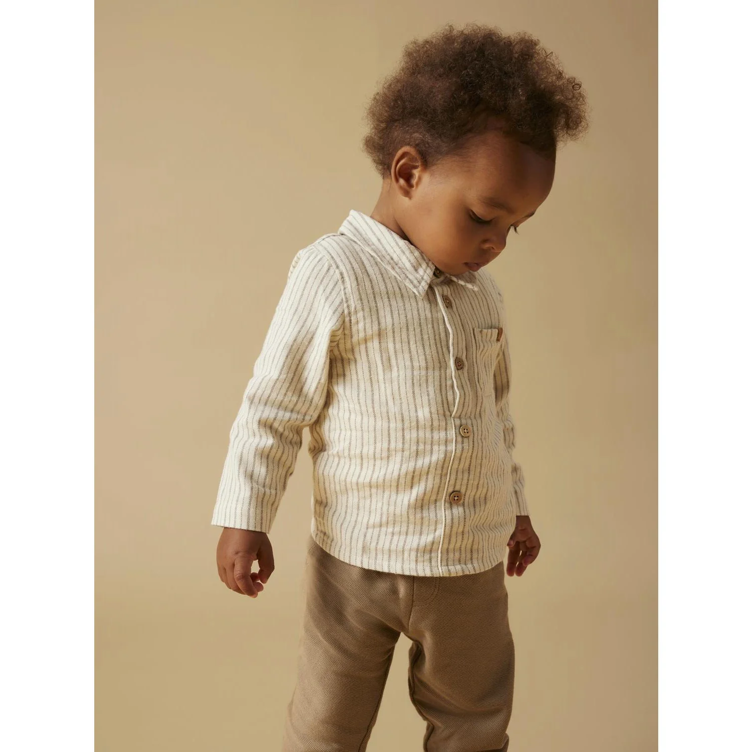 Lil'Atelier Turtledove Sepia Tint Nbmfelixo Ls Body Shirt Lil - Image 3