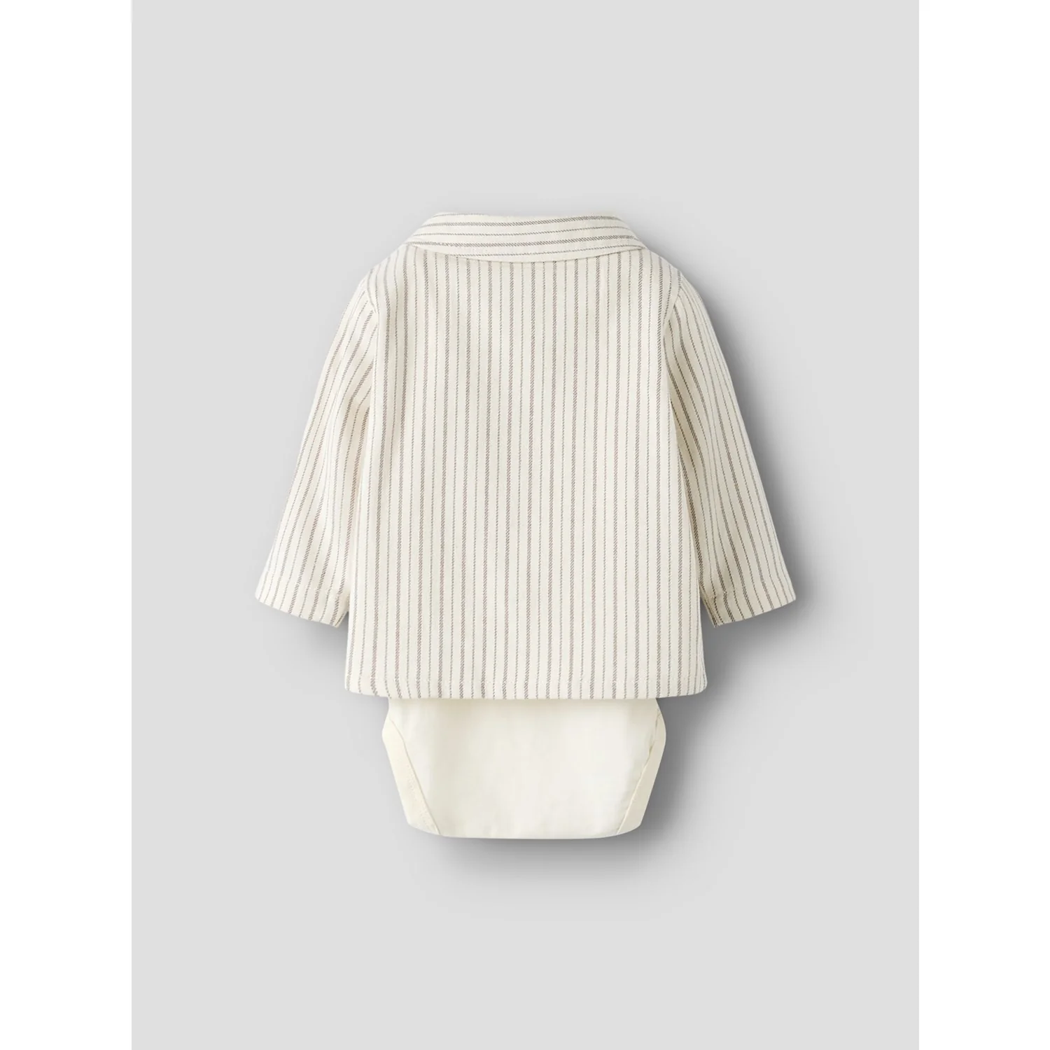 Lil'Atelier Turtledove Sepia Tint Nbmfelixo Ls Body Shirt Lil - Image 4