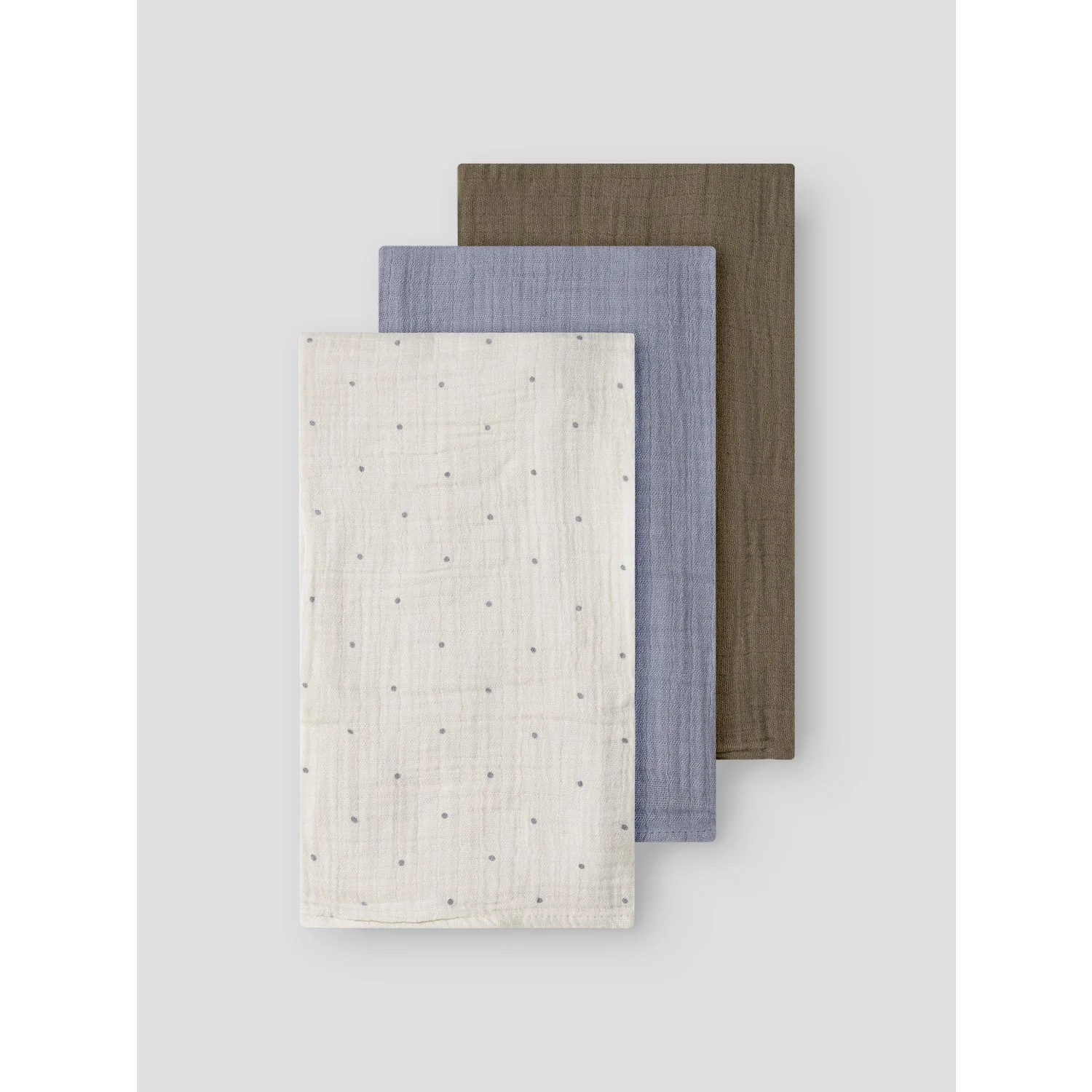 Lil'Atelier Turtledove Sepia Tint/Sleet Nbnisleys 3-Pack Nappies Lil Noos - Image 3
