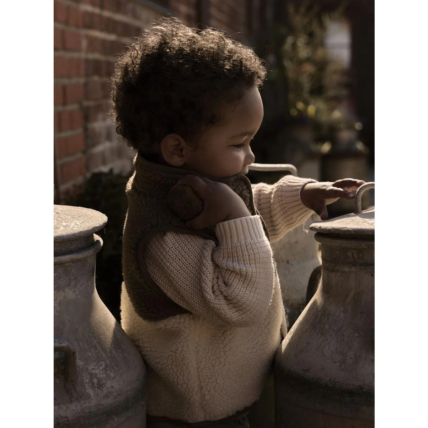 Lil'Atelier Turtledove Shitake Nbmlajo Loose Vest Lil - Image 3
