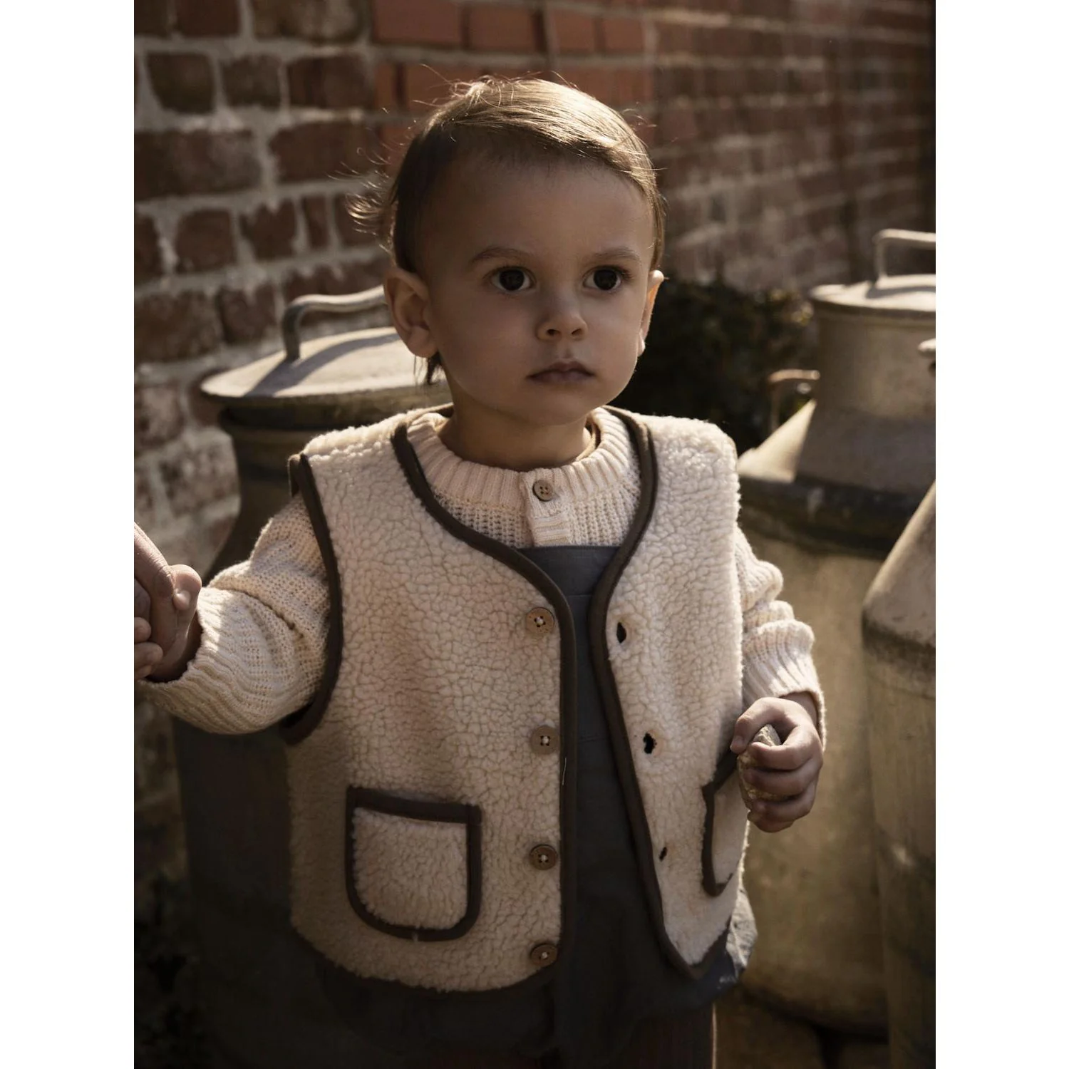 Lil'Atelier Turtledove Shitake Nbnlajo Loose Vest Lil - Image 3