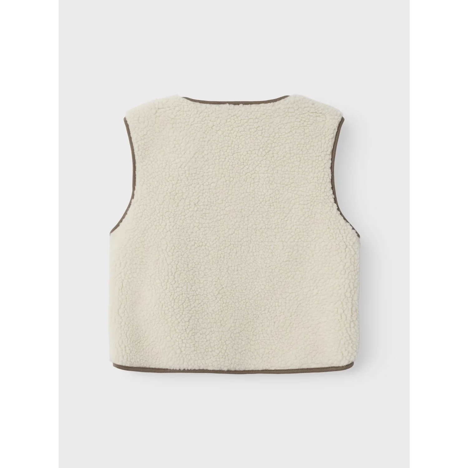 Lil'Atelier Turtledove Shitake Nmnlajo Loose Vest Lil - Image 3