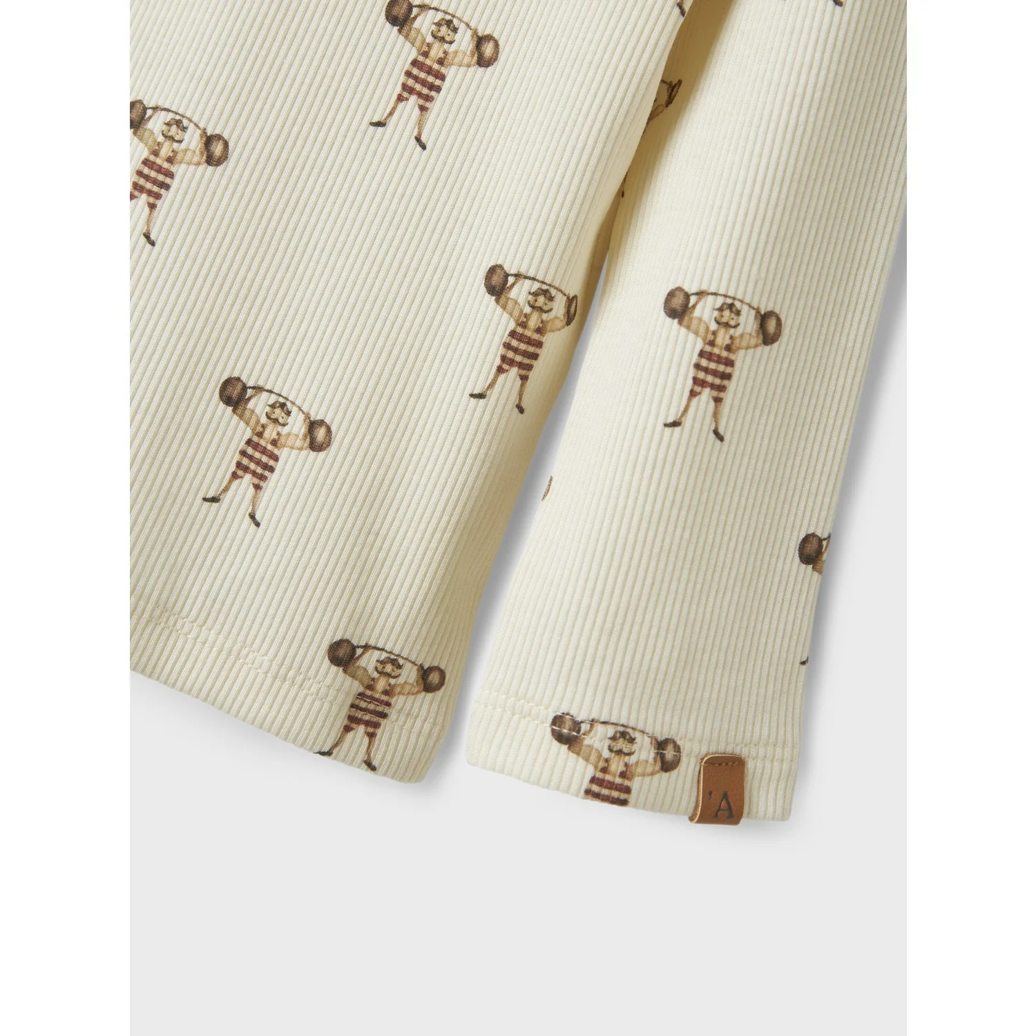 Lil'Atelier Turtledove Strong Man Nmmlavo Enk Ls Slim Top Lil - Image 2