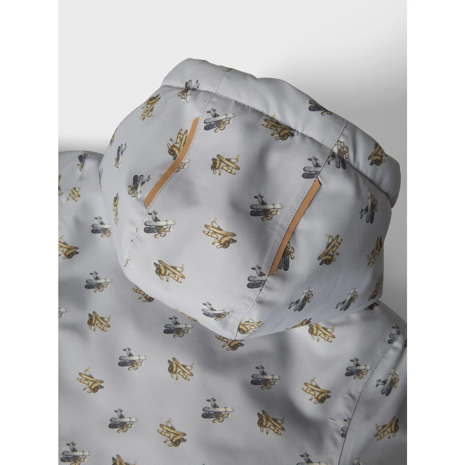 Lil'Atelier Ultimate Grey Airplanes Nmmlasnow10 Jkt Fo Aop1 Lil - Image 5