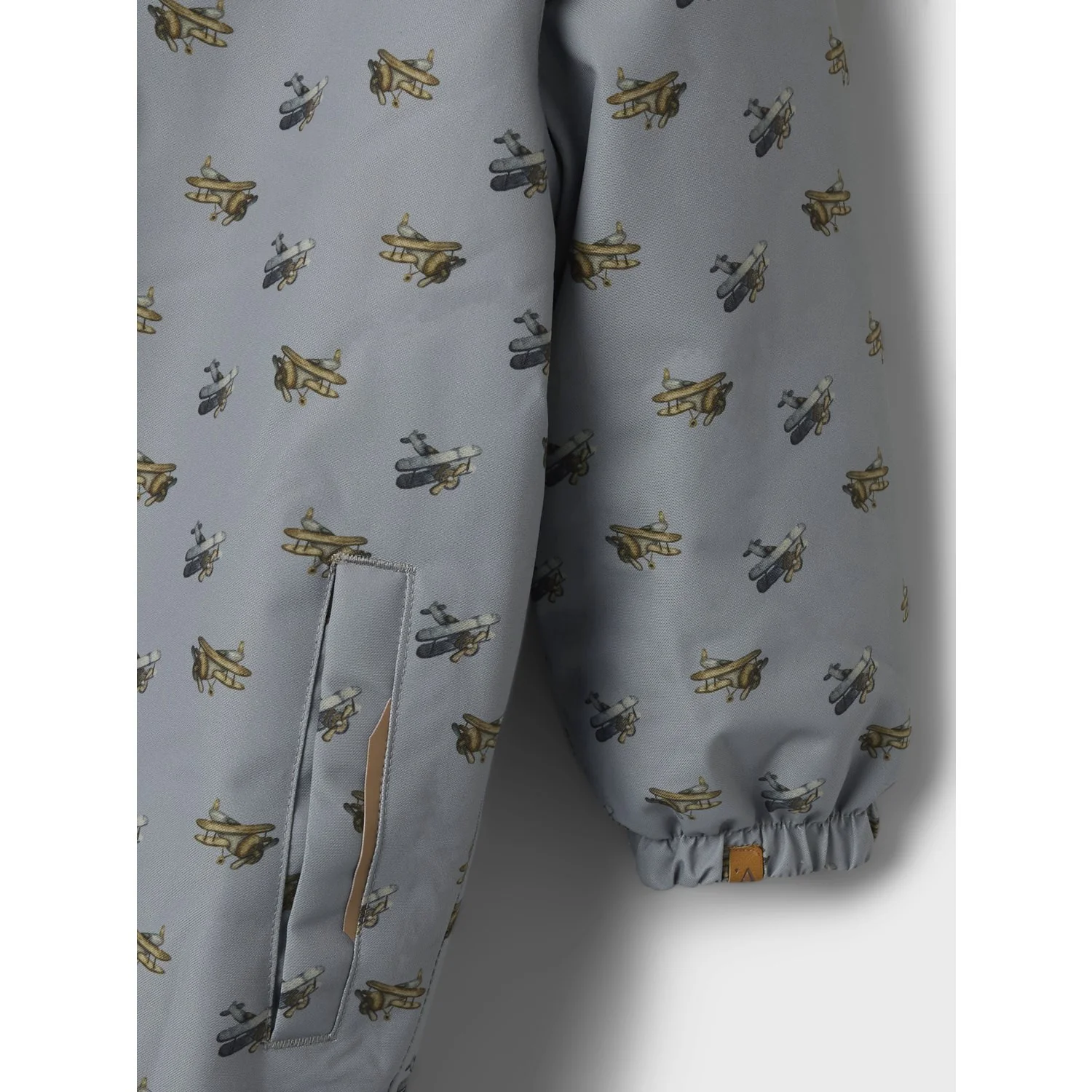 Lil'Atelier Ultimate Grey Airplanes Nmmlasnow10 Snowsuit Aop Fo Lil - Image 3