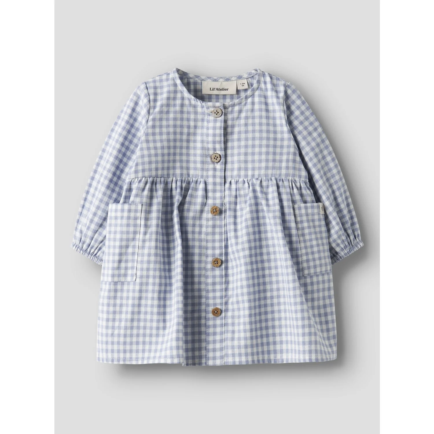 Lil'Atelier Zen Blue Nbftallula Ls Loose Body Dress Lil - Image 3