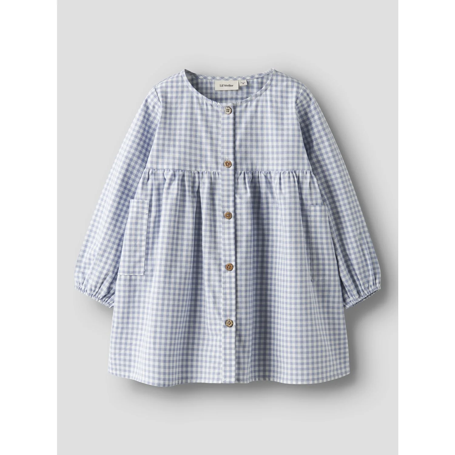 Lil'Atelier Zen Blue Nmftallula Ls Loose Dress Lil - Image 3
